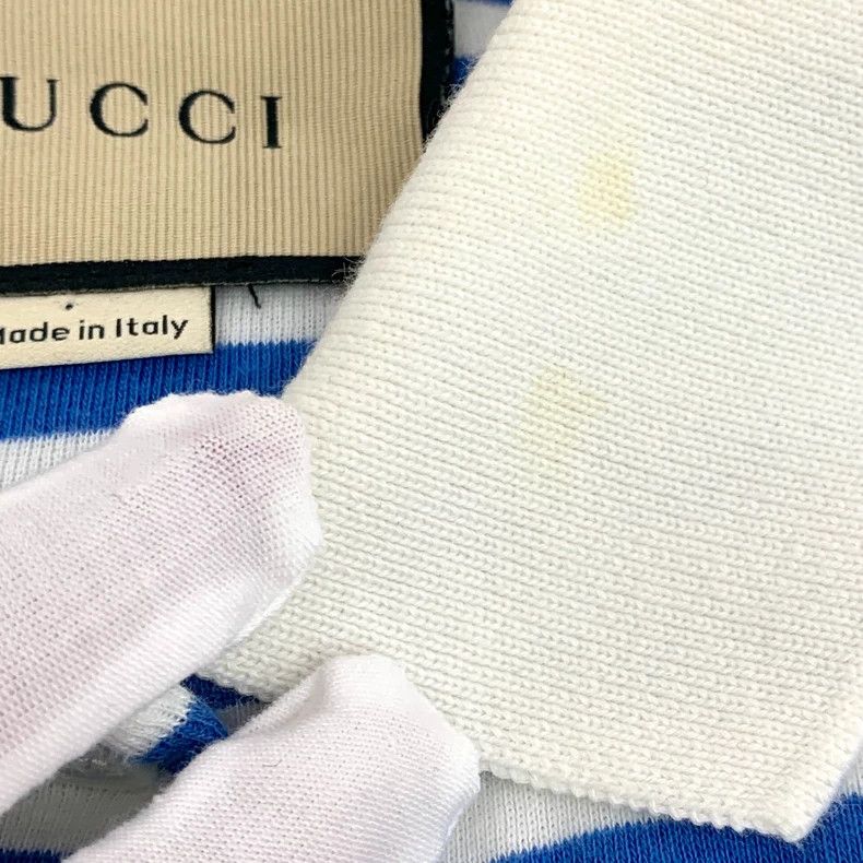 Gucci Gucci Color-blocked striped anchor letter embroidery cotto Size US XS / EU 42 / 0 - 7 Thumbnail