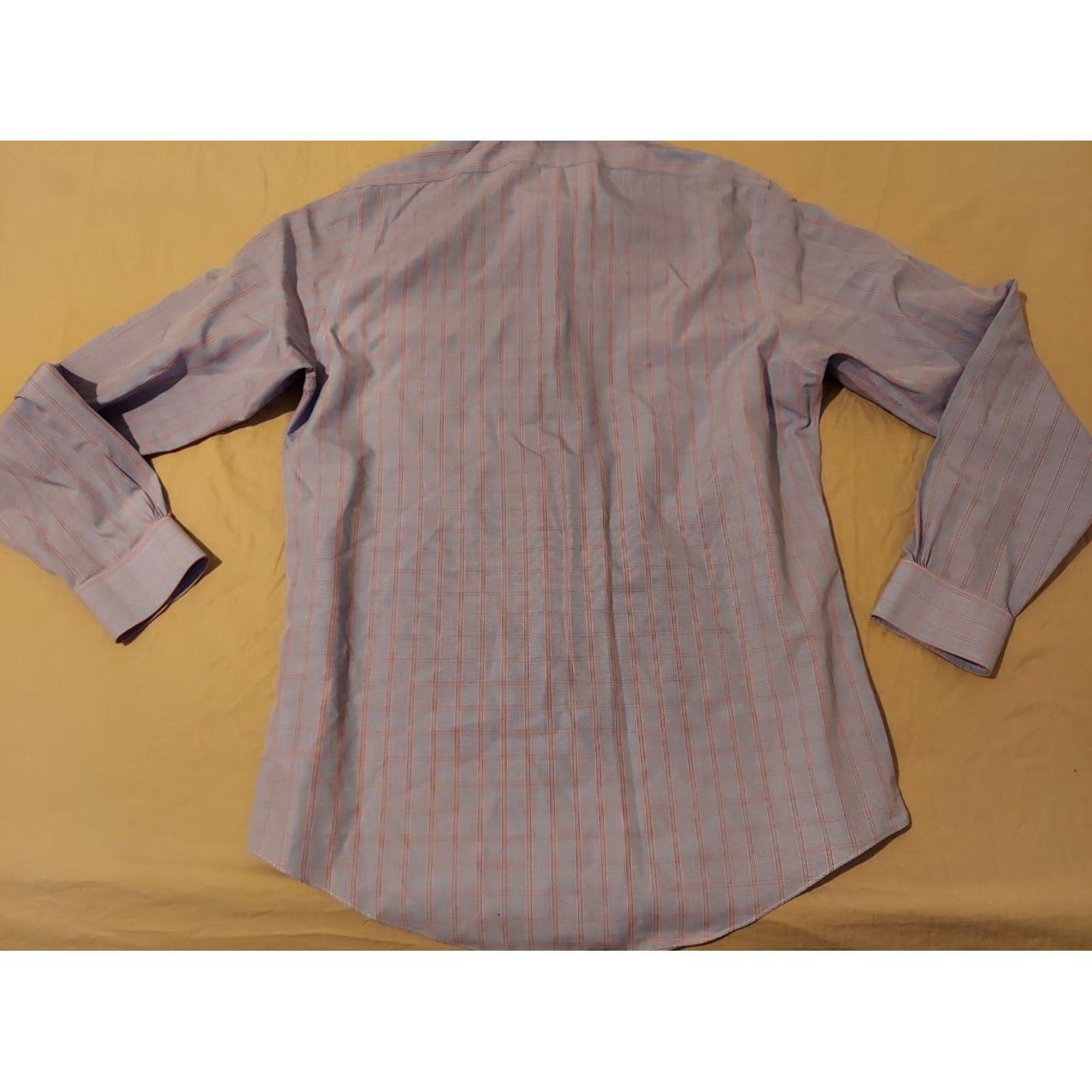 Brooks Brothers Mens Brooks Brothers Dress Shirt 16 35 Blue Button Cotton French Collar Non-Iron Regular Long Sleeve Button-Down Size 42R - 6 Thumbnail