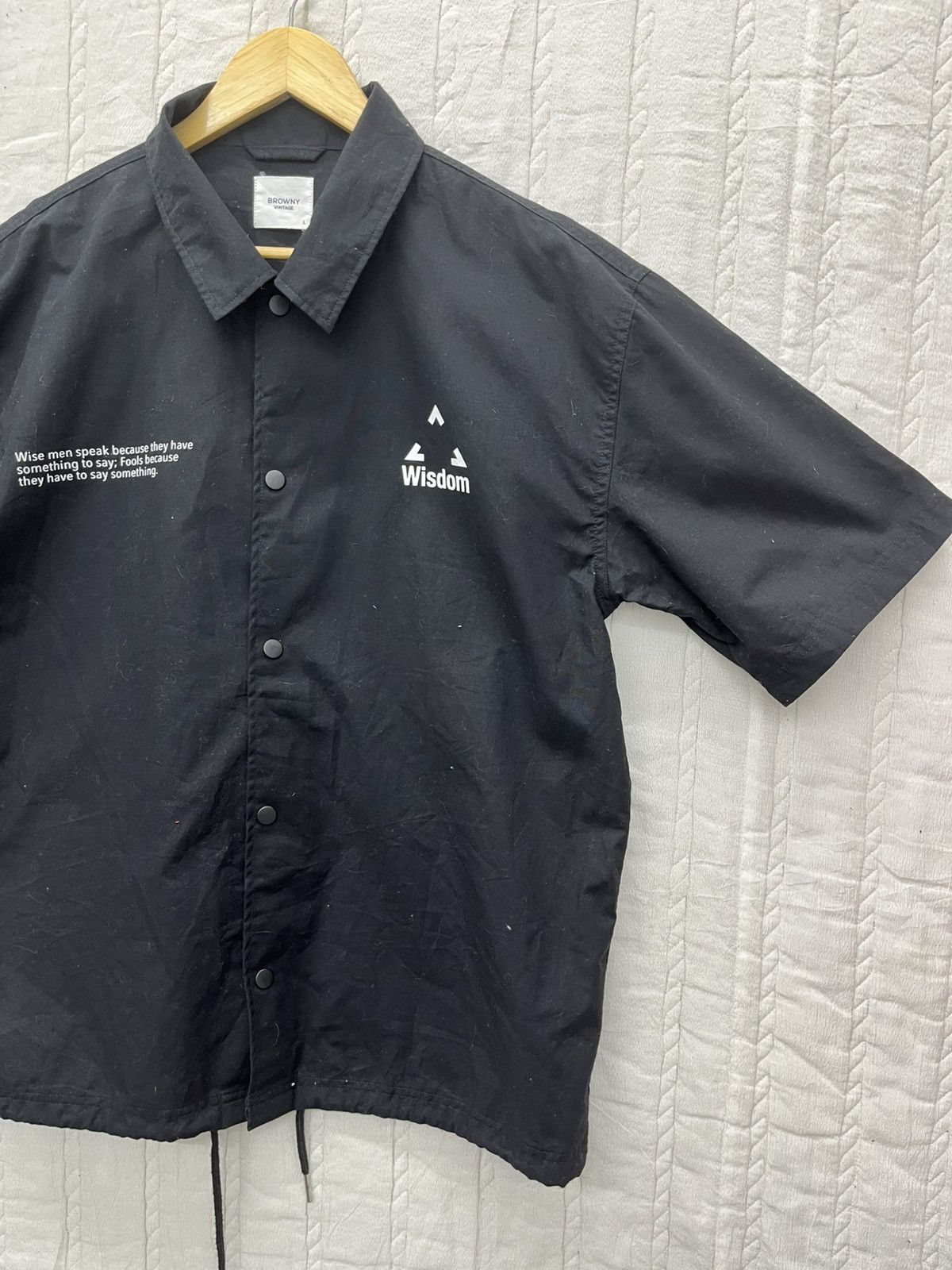 City Streets × Other STEALS🔥BROWNY BACK PRINT MOTIVE SHIRT JACKET Size US M / EU 48-50 / 2 - 4 Thumbnail