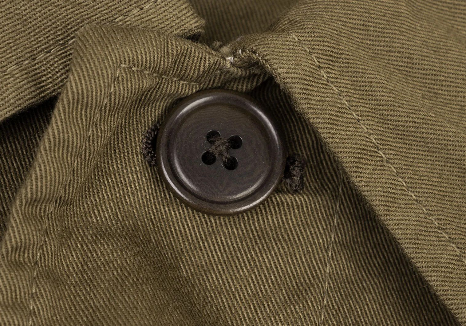 Yohji Yamamoto Yohji Yamamoto Hooded Coat in Khaki Size US M / EU 48-50 / 2 - 3 Thumbnail
