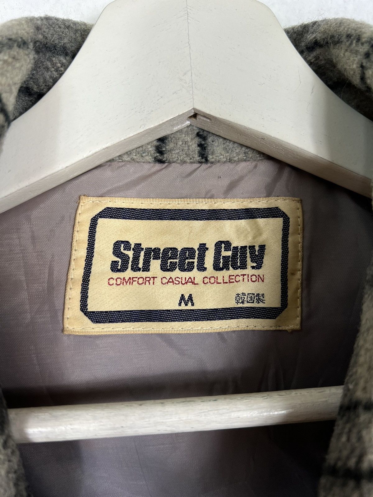 Japanese Brand × Vintage 🔥 VINTAGE STREET GUY PLAID WOOL CPO JACKET Size US M / EU 48-50 / 2 - 13 Thumbnail