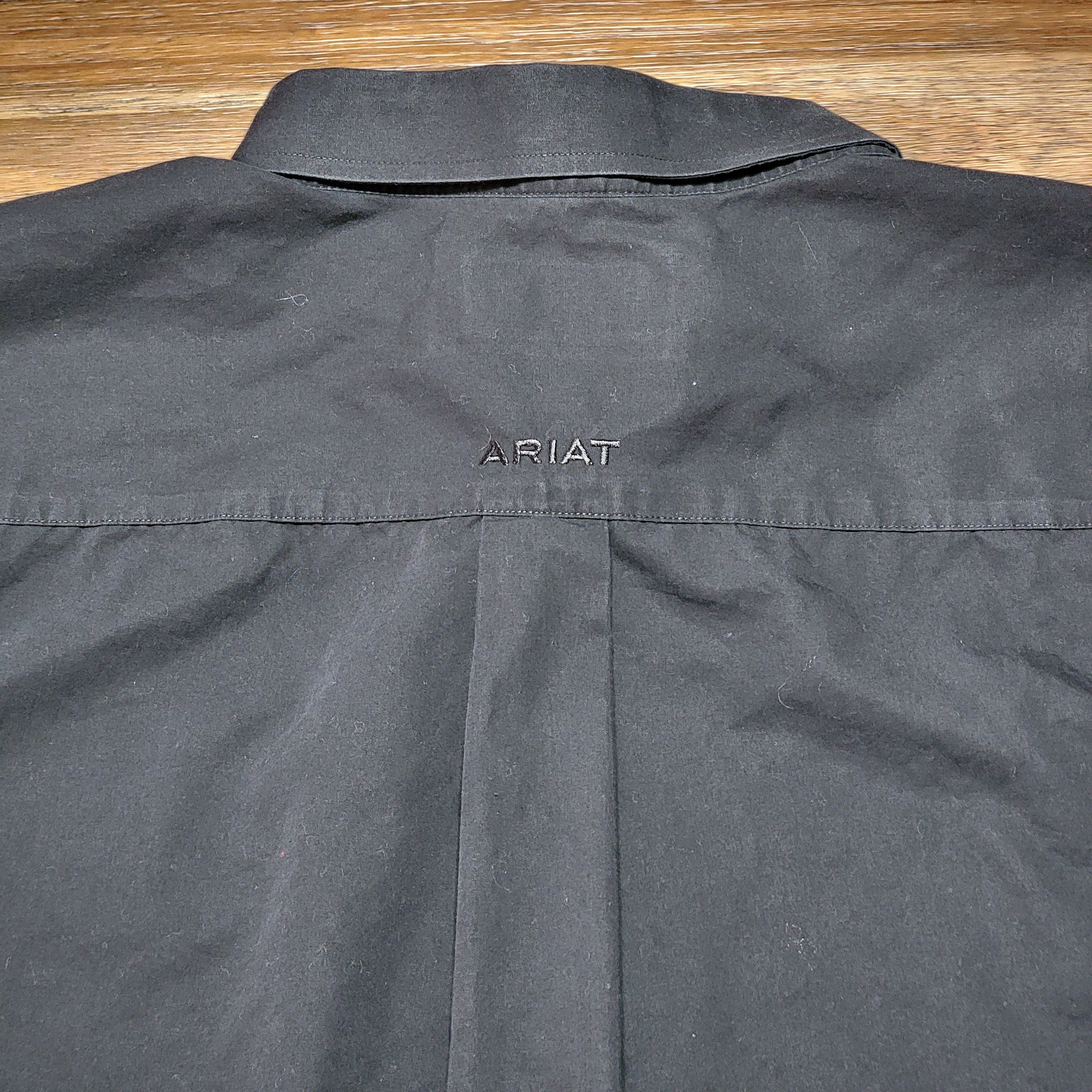 Ariat Ariat LS Full Button Black Shirt Wrinkle-Free - Size XXL Size US XXL / EU 58 / 5 - 4 Thumbnail