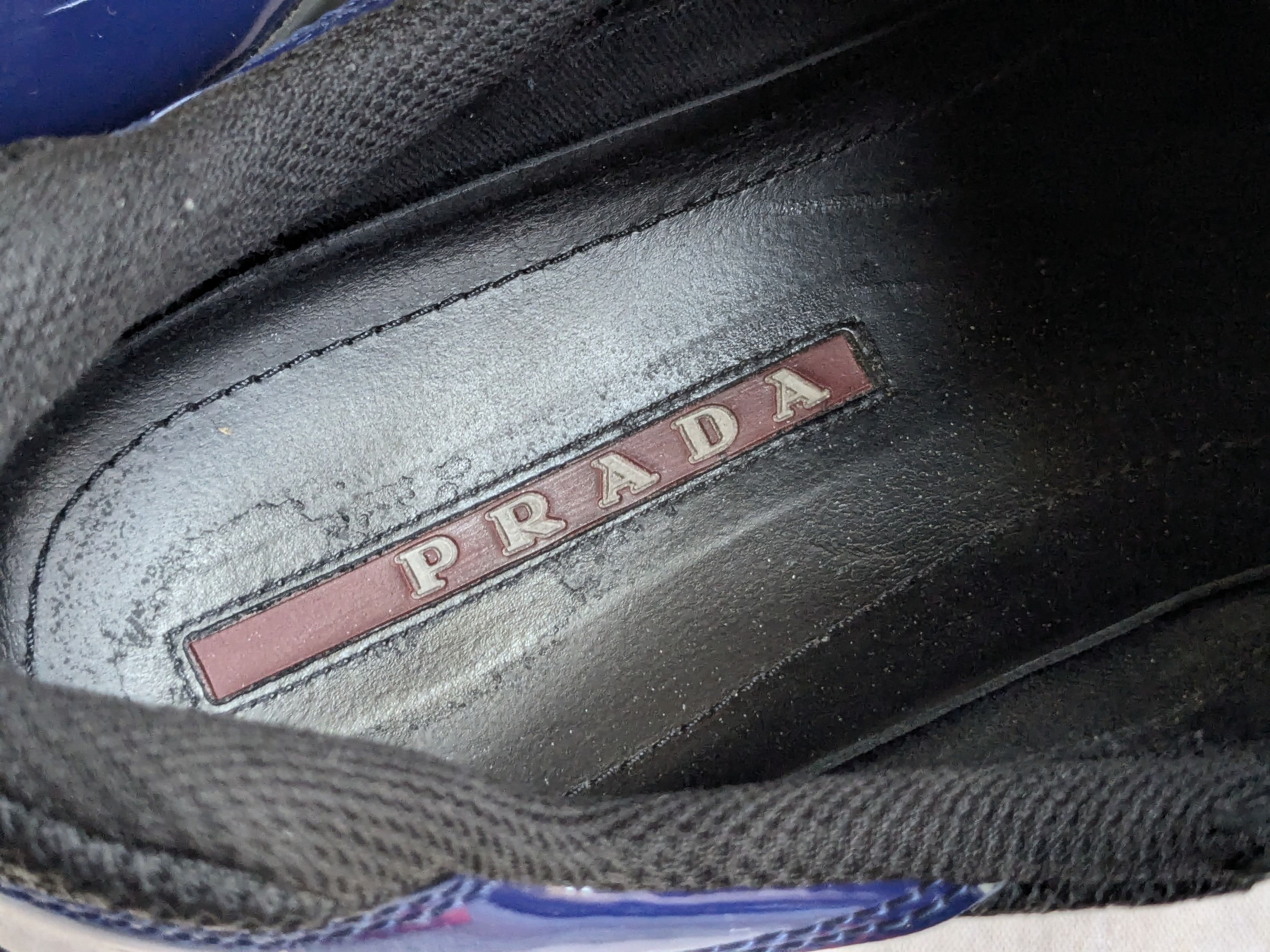 Prada Prada America's Cup Sneakers Blue Patent Blue 10 Size US 10 / EU 43 - 9 Thumbnail