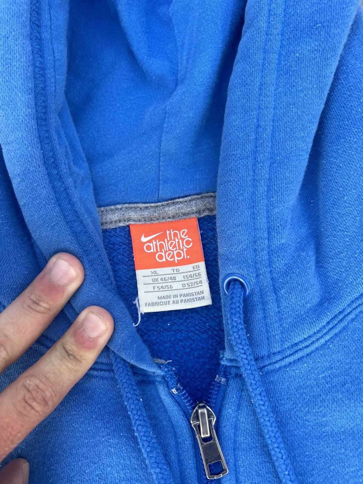 Nike × Vintage Y2K Nike blue sweatshirt Size US L / EU 52-54 / 3 - 4 Thumbnail