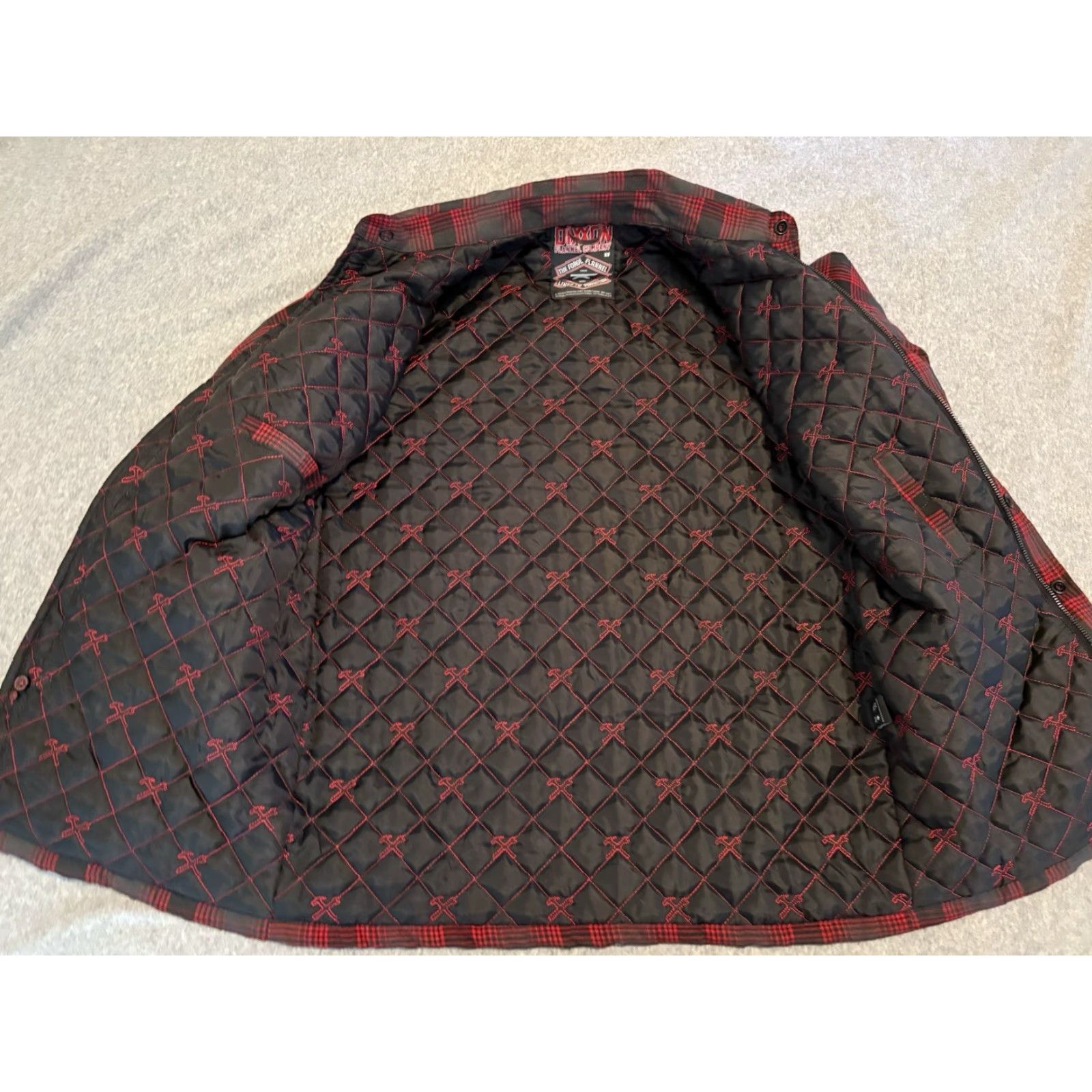 Vintage Dixxon Flannel Co Jacket Red Plaid Quilted Liner The Forge Full Zip Mens Small Shacket S Red Mens Size Small Size US S / EU 44-46 / 1 - 3 Thumbnail