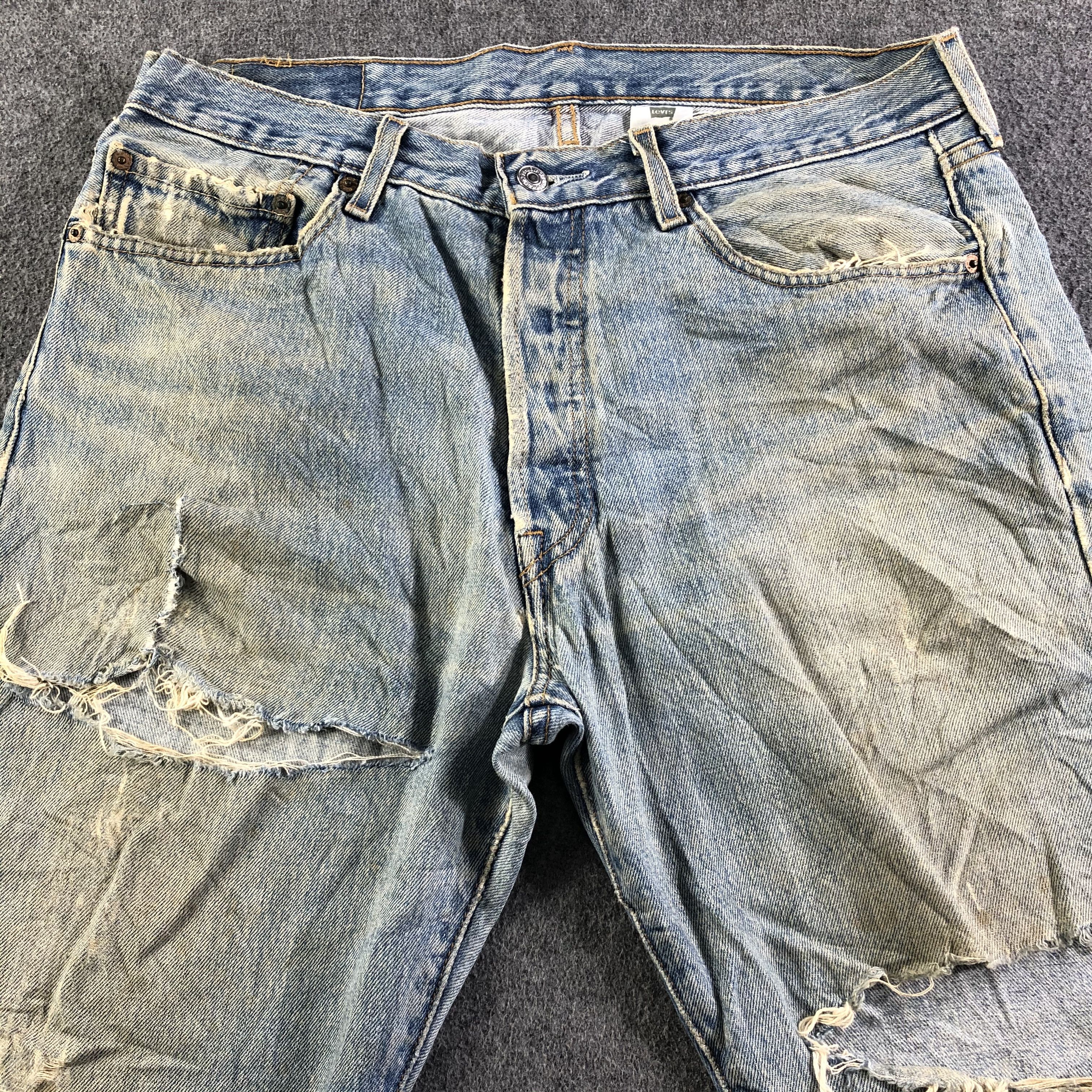 Levi's Vintage 90s Levis 501 Jeans-J3743 Size US 35 - 3 Thumbnail