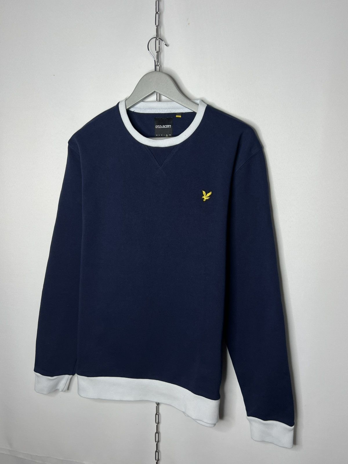 Lyle & Scott Lyle & Scott Navy Blue Based Sweatshirt Casual Size US XL / EU 56 / 4 - 2 Thumbnail