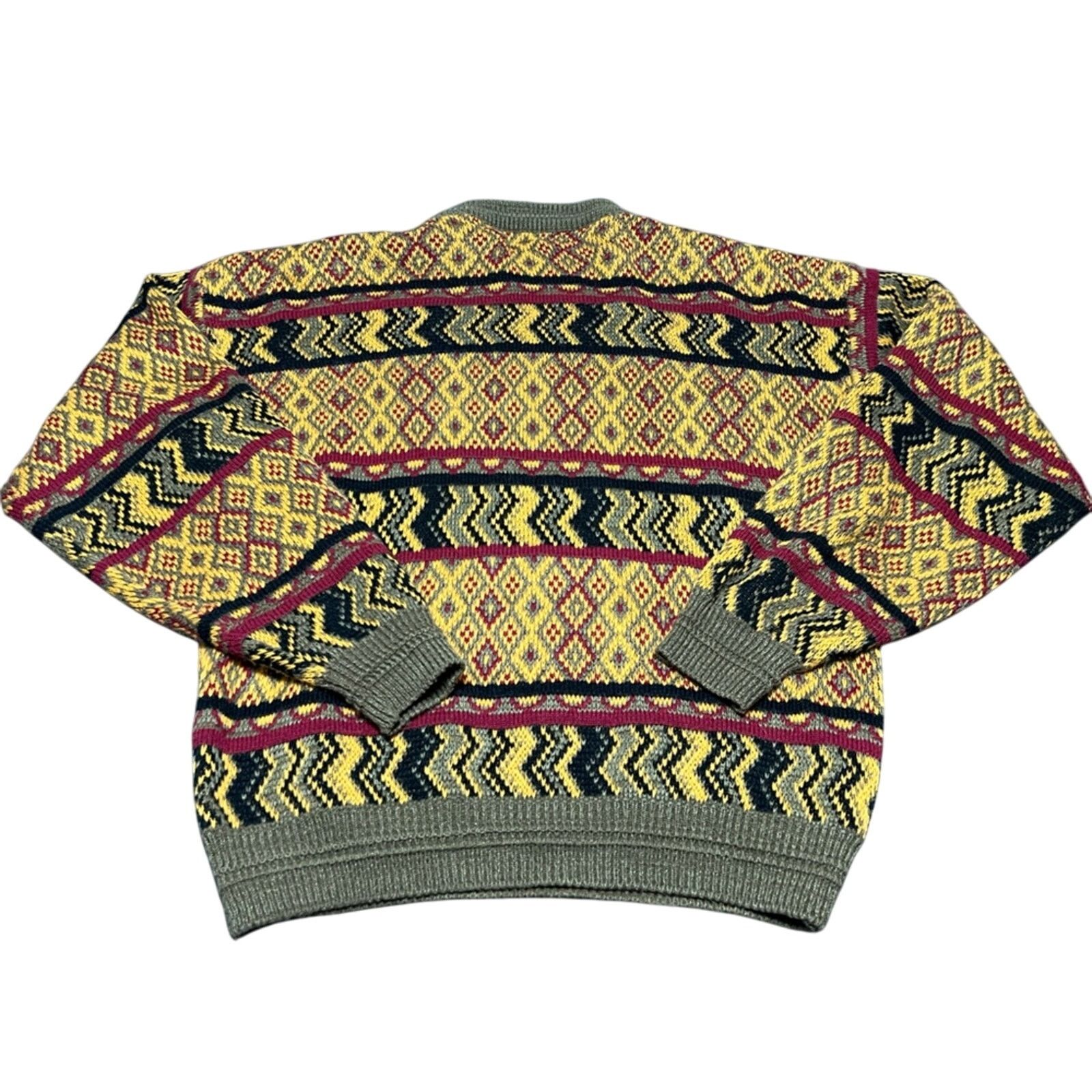 Sears Vintage Sears The Mens Store Sweater Abstract Coogi NO FLAWS Size US L / EU 52-54 / 3 - 4 Thumbnail