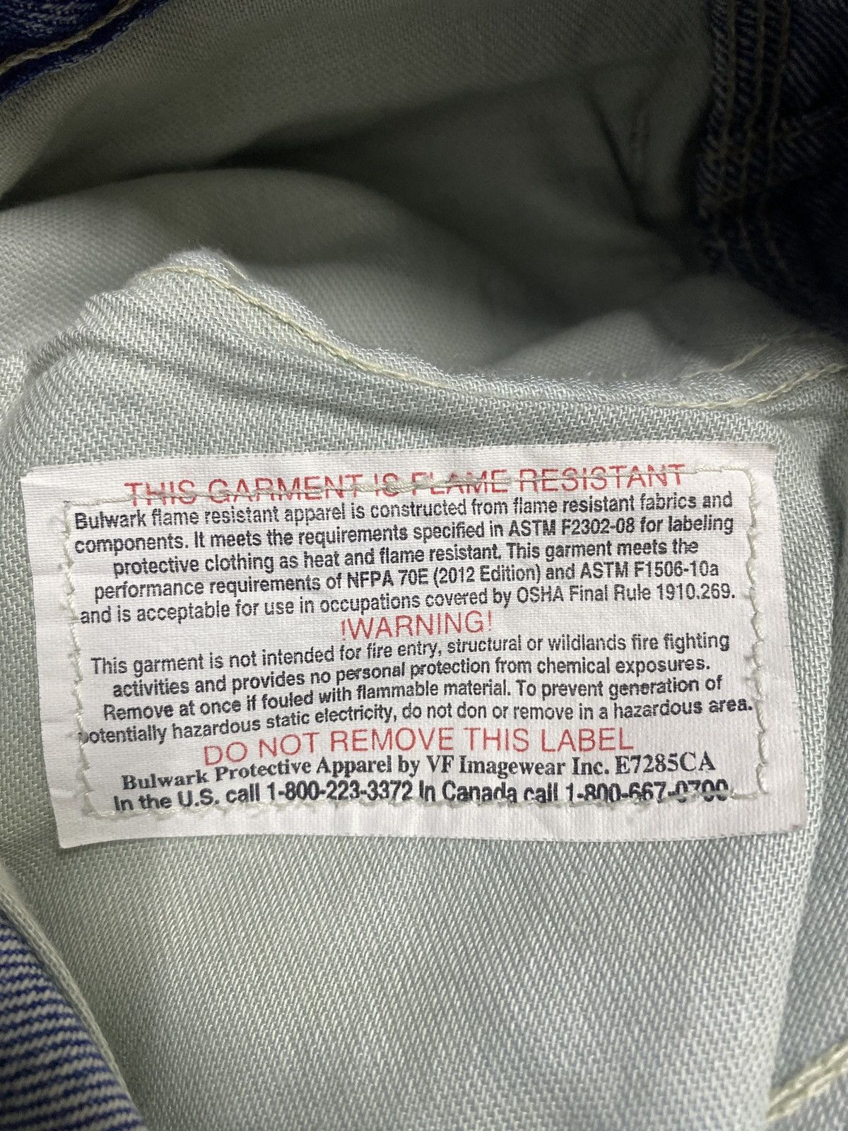 Bulwark Bulwark FR Jeans Denim Flame Resistant Straight Carpenter Size US 38 / EU 54 - 17 Thumbnail