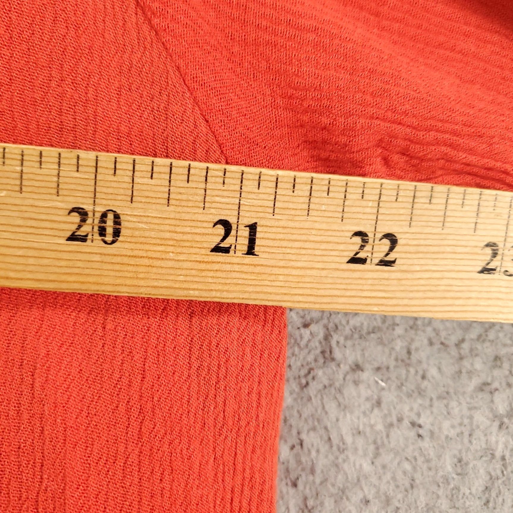 Vintage Zanzea Dress Womens 2XL Long Maxi A-Line Bohemian Orange Lined V-Neck Pullover Casual Travel Size XXL / US 16-18 / IT 52-54 - 4 Thumbnail
