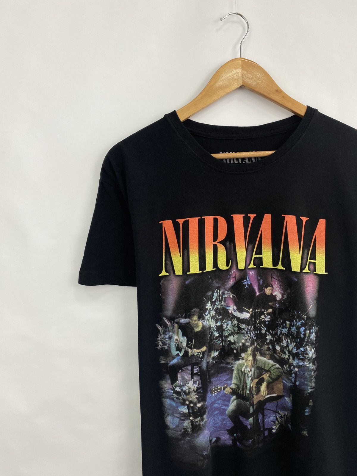 Nirvana 🇺🇸 Y2K Nirvana Kurt Cobain T-Shirt Rare Retro Size US L / EU 52-54 / 3 - 2 Thumbnail
