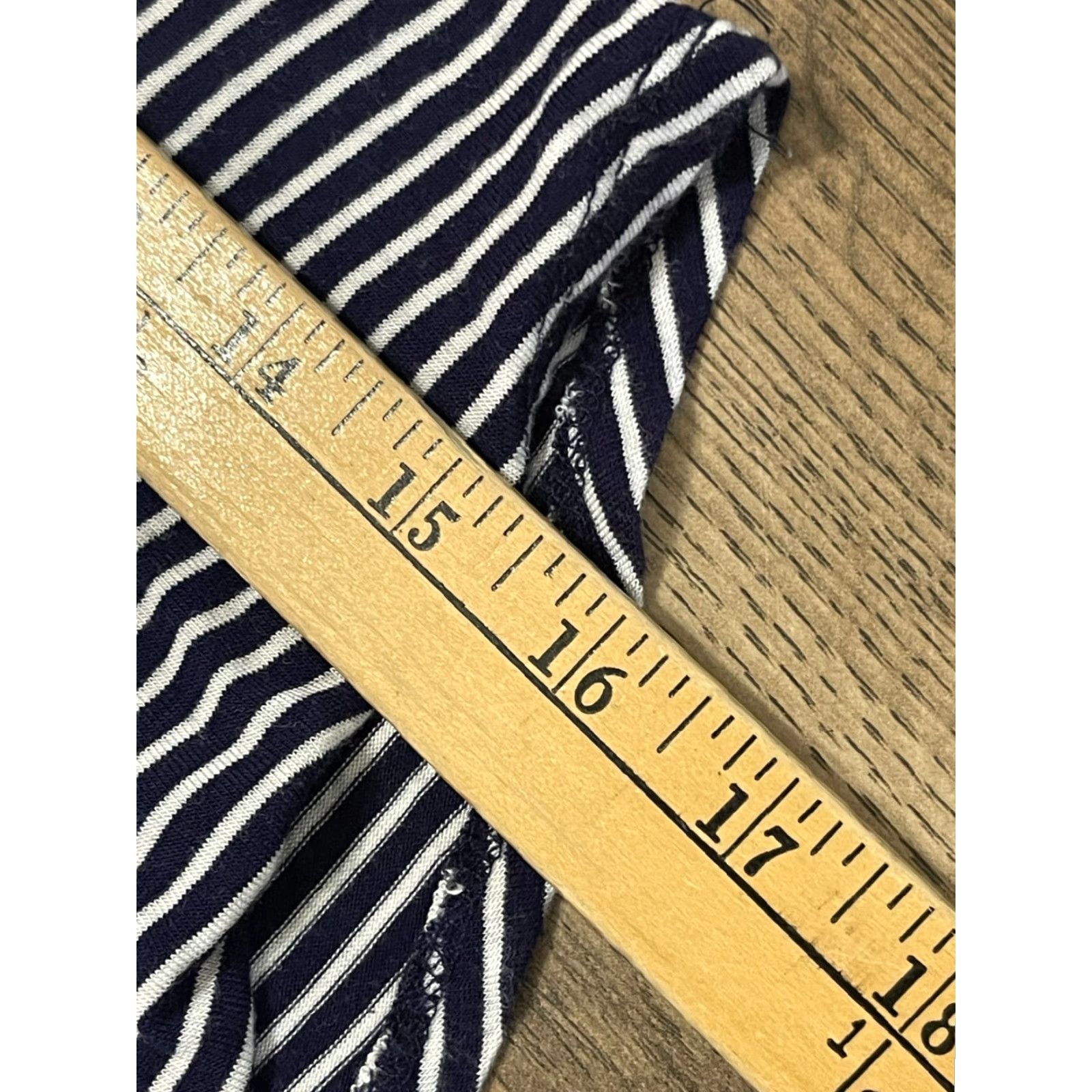 Vintage Zenana Outfitters Shirt Womens Size M Navy White Striped 3/4 Sleeve Casual Regular T-Shirt Size M / US 6-8 / IT 42-44 - 6 Thumbnail