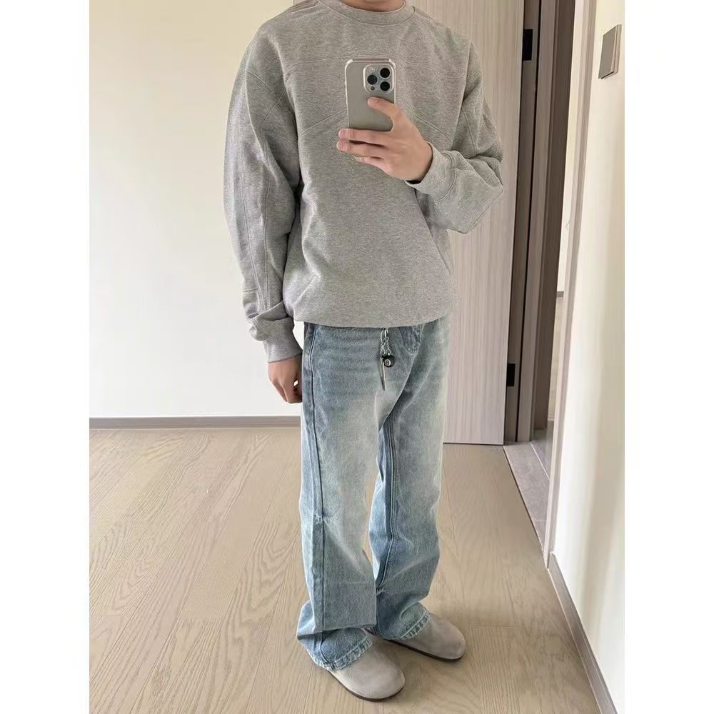 Japanese Brand × Jean Light blue casual vintage straight jeans Size US 32 / EU 48 - 3 Thumbnail