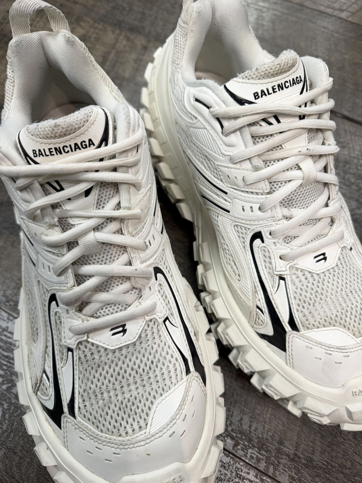 Balenciaga Defender White / Black Size US 13 / EU 46 - 8 Thumbnail