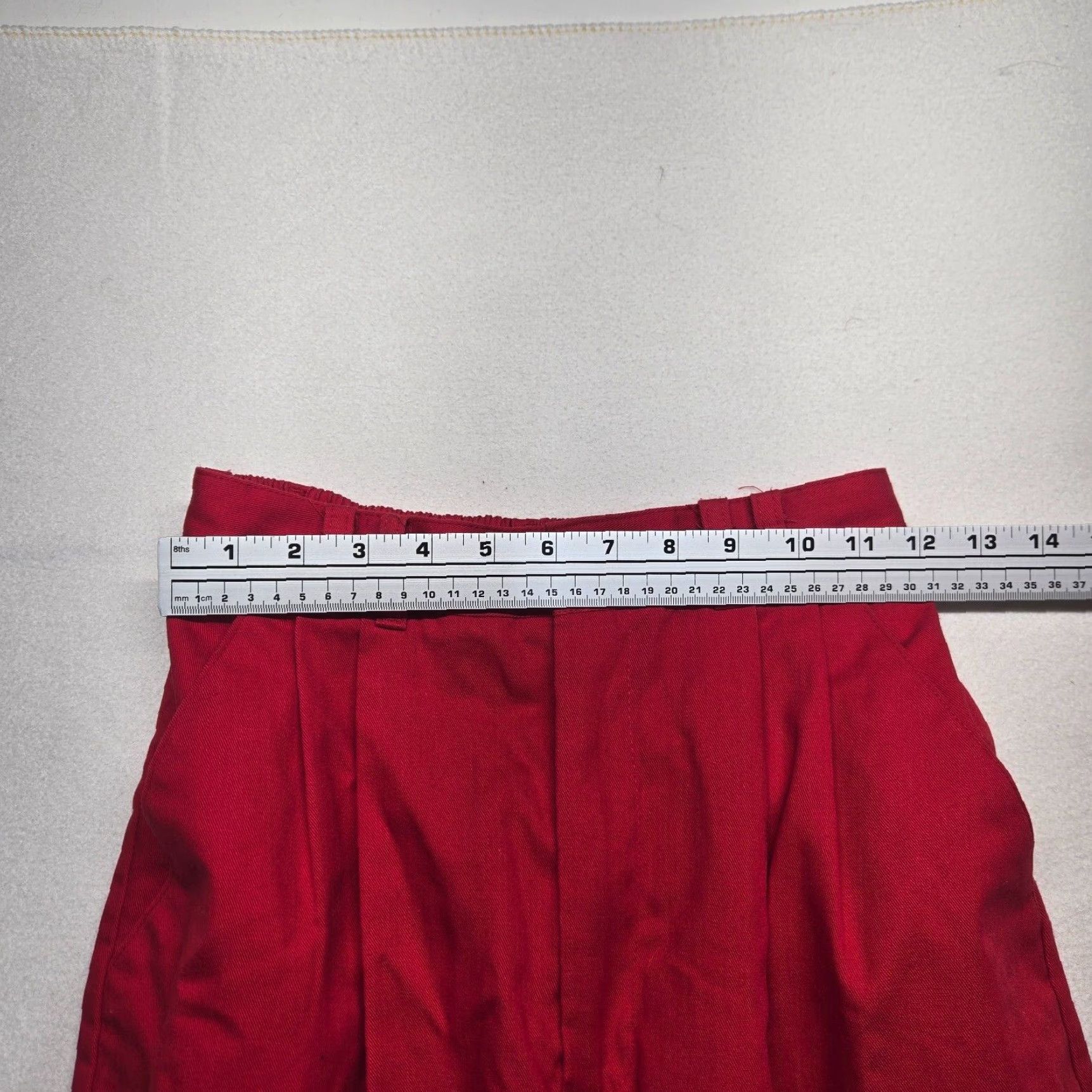 Vintage Bobbie Brooks Women's Red Lounge Pants Sweat Elastic Waist Adult Size 8 Size 30" / US 8 / IT 44 - 5 Thumbnail
