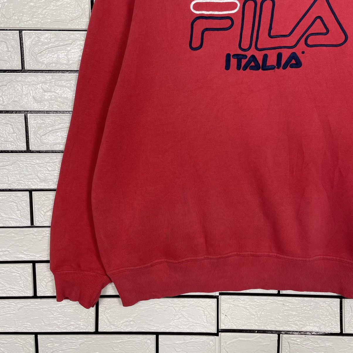 Fila Fila Big Logo Pullover Hoodie Size US M / EU 48-50 / 2 - 3 Thumbnail