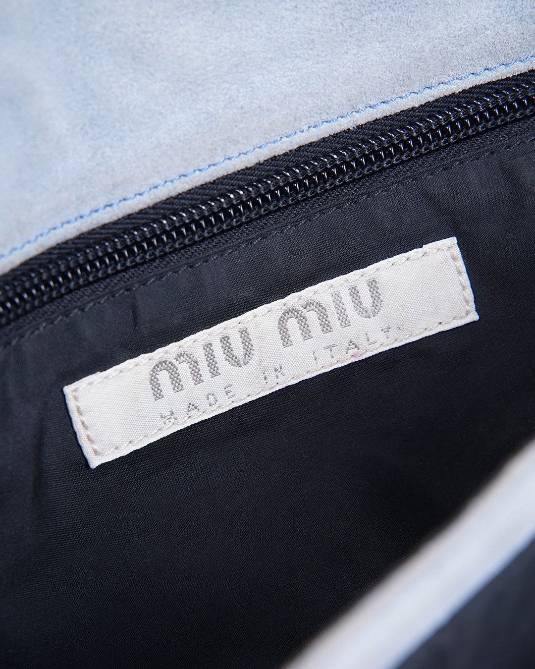 Miu Miu Miu Miu S/S2000 Suede Bag in Blue Size ONE SIZE - 6 Thumbnail