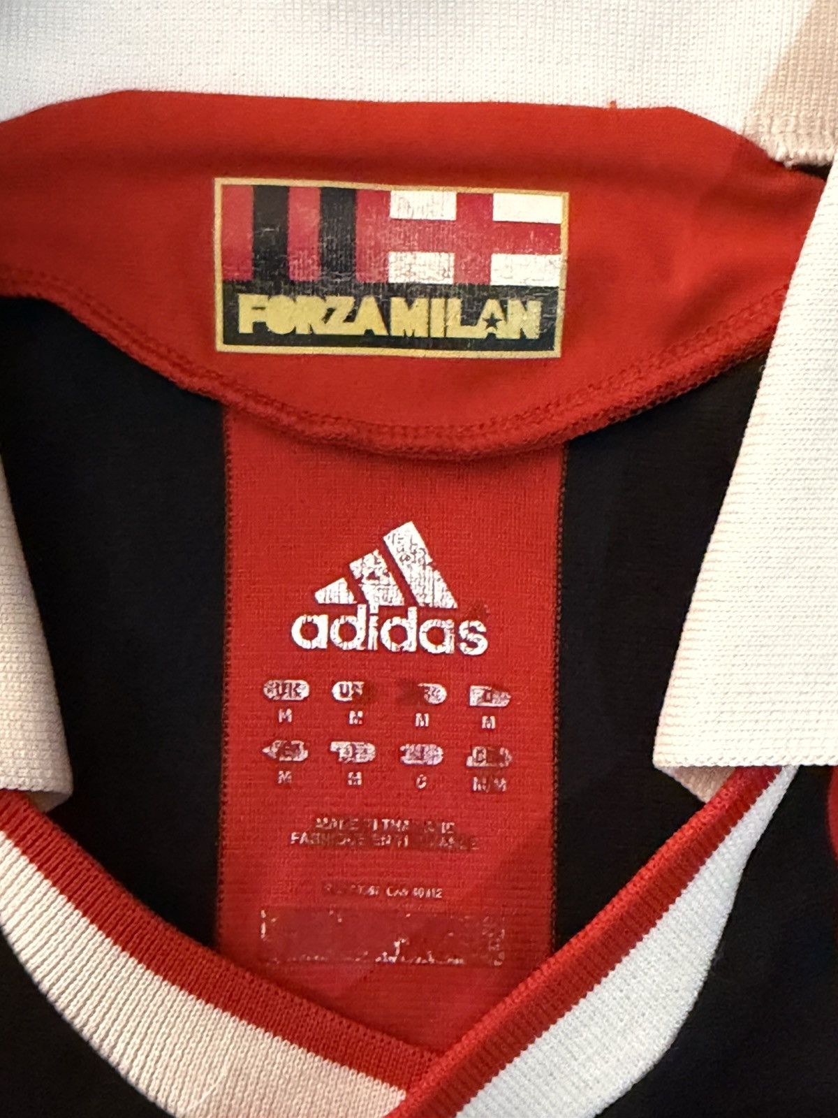 Adidas Adidas Ronaldinho AC MILAN 2009 Size US M / EU 48-50 / 2 - 5 Thumbnail