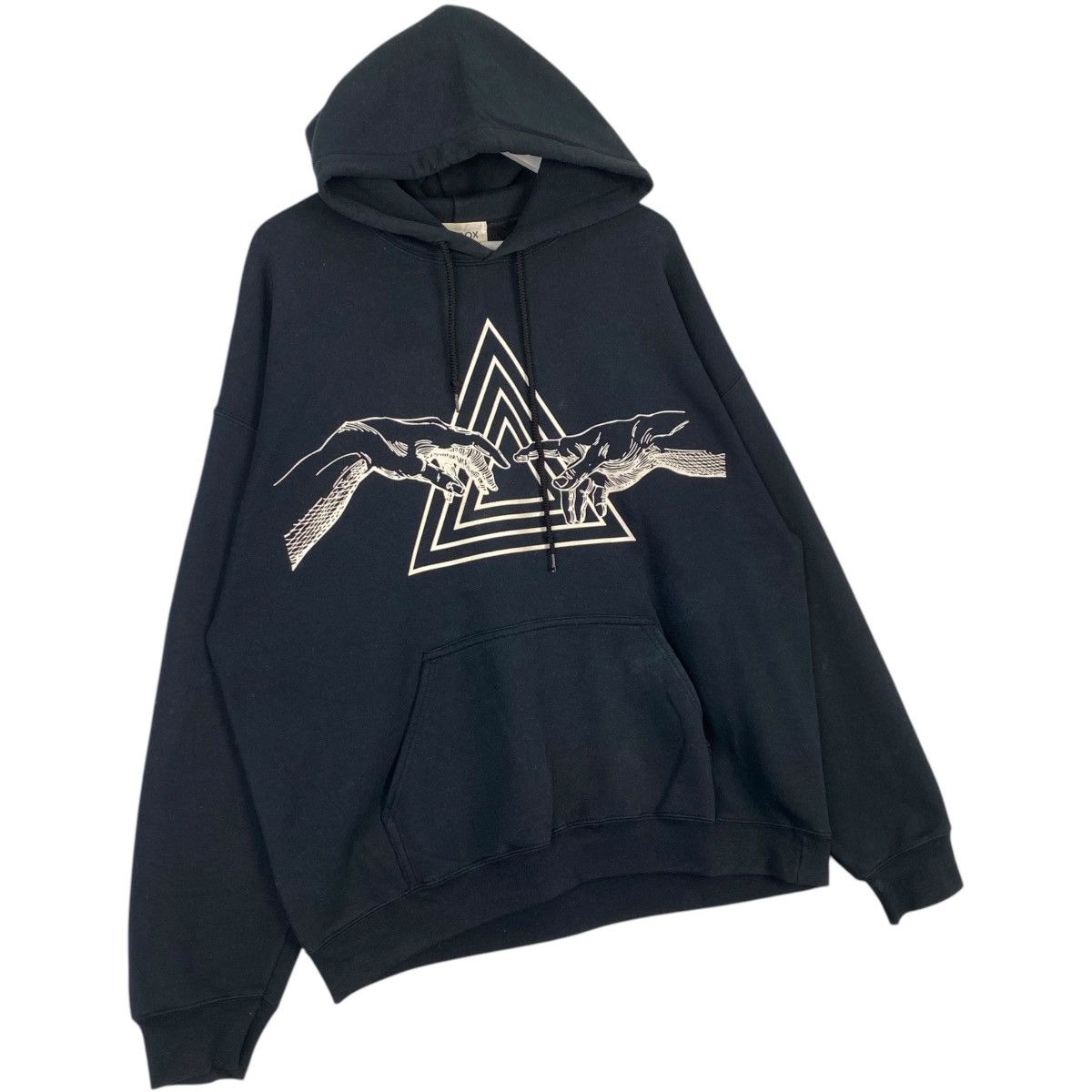 Designer × Vintage Vintage Paradox Hoodie Sweater Navy Blue Jumper Size XL Size US M / EU 48-50 / 2 - 3 Thumbnail