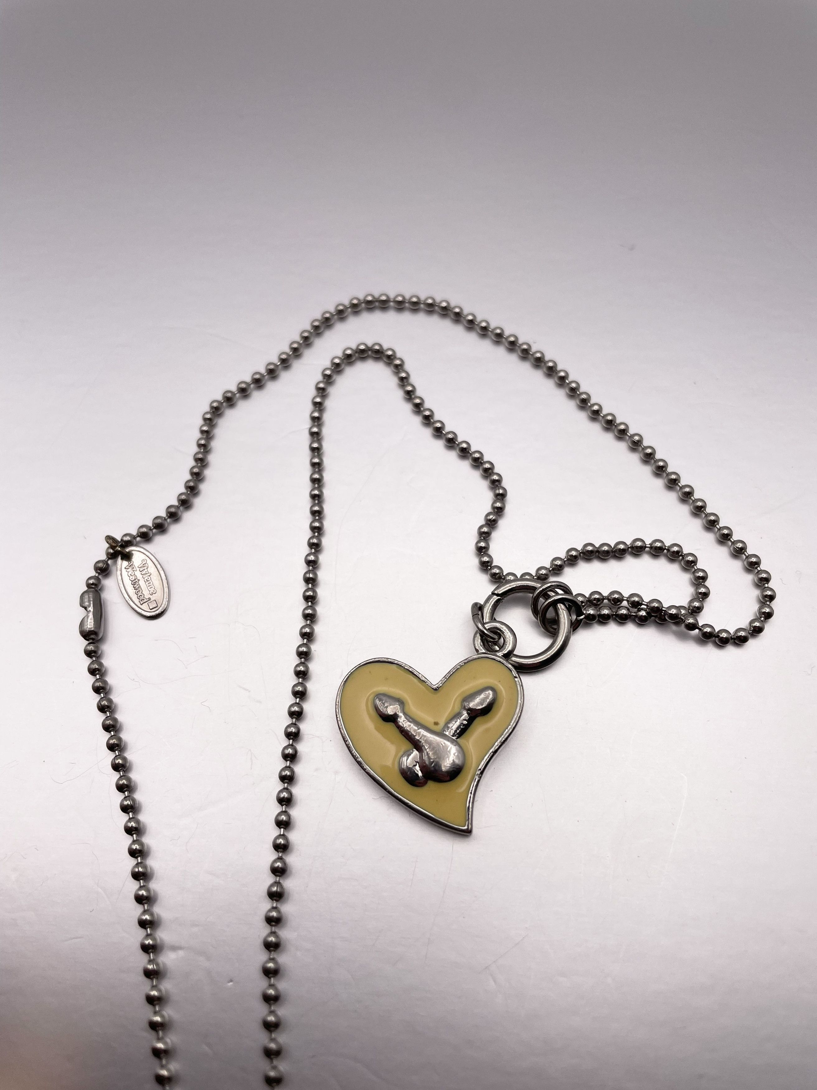 Vivienne Westwood Orb Dog Tag Necklace Size ONE SIZE - 2 Thumbnail