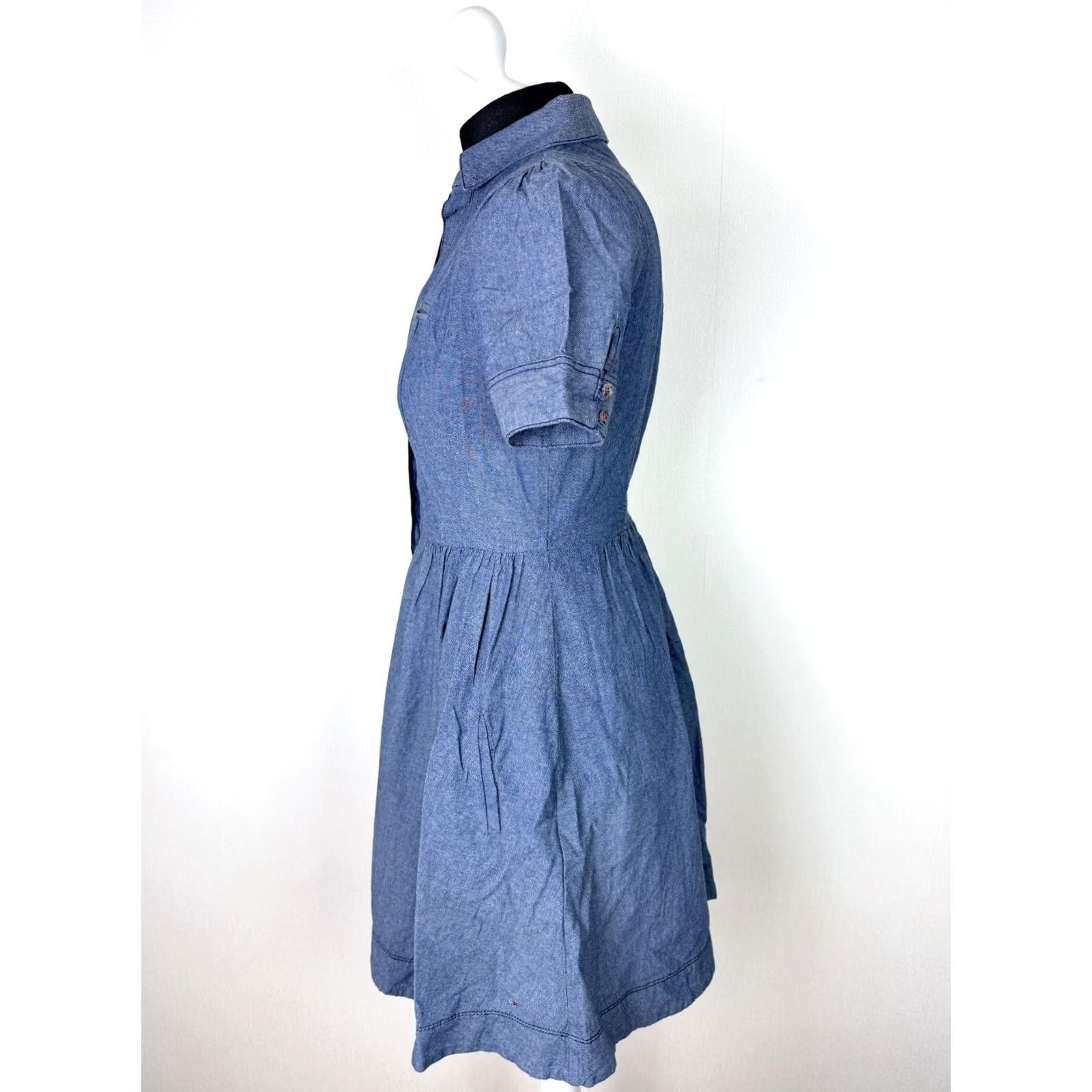 Tommy Hilfiger Tommy Hilfiger Womens denim blue dress XS A-Line Knee Length Dress Size XS / US 0-2 / IT 36-38 - 3 Thumbnail