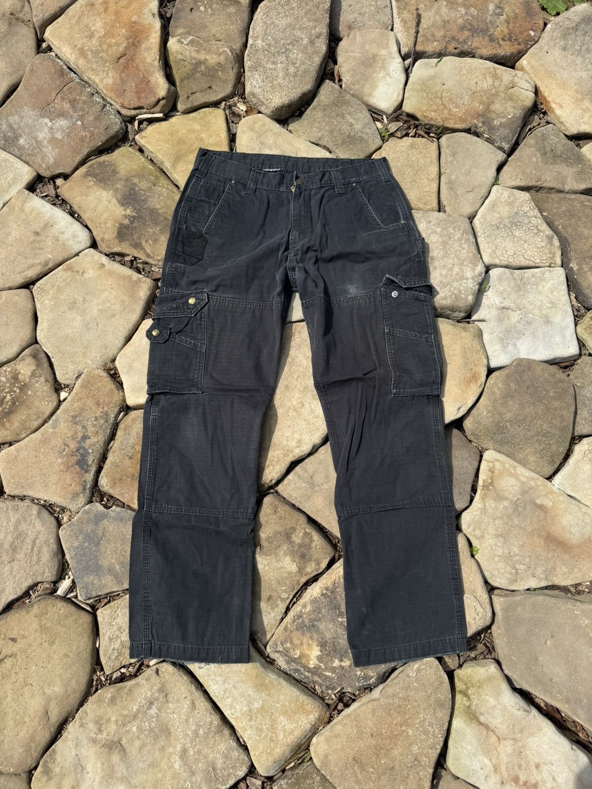 Carhartt Vintage Carhartt Distressed Workwear Pants Size US 32 / EU 48 - 2 Thumbnail