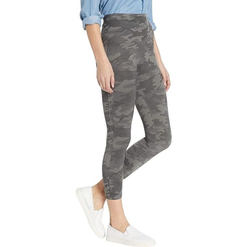 Spanx Spanx Cropped Look At Me Now Green Camo Leggings Medium Size 30" / US 8 / IT 44 - 1 Thumbnail