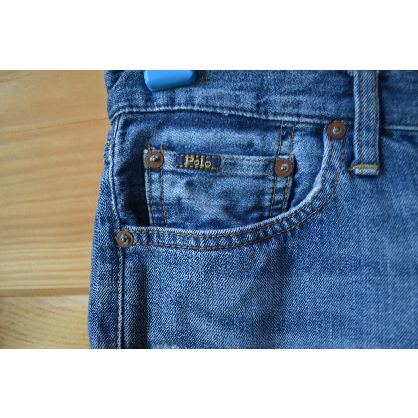 Polo Ralph Lauren Polo Ralph Lauren Distressed Denim Cutoff Jean Shorts Size US 29 - 2 Thumbnail
