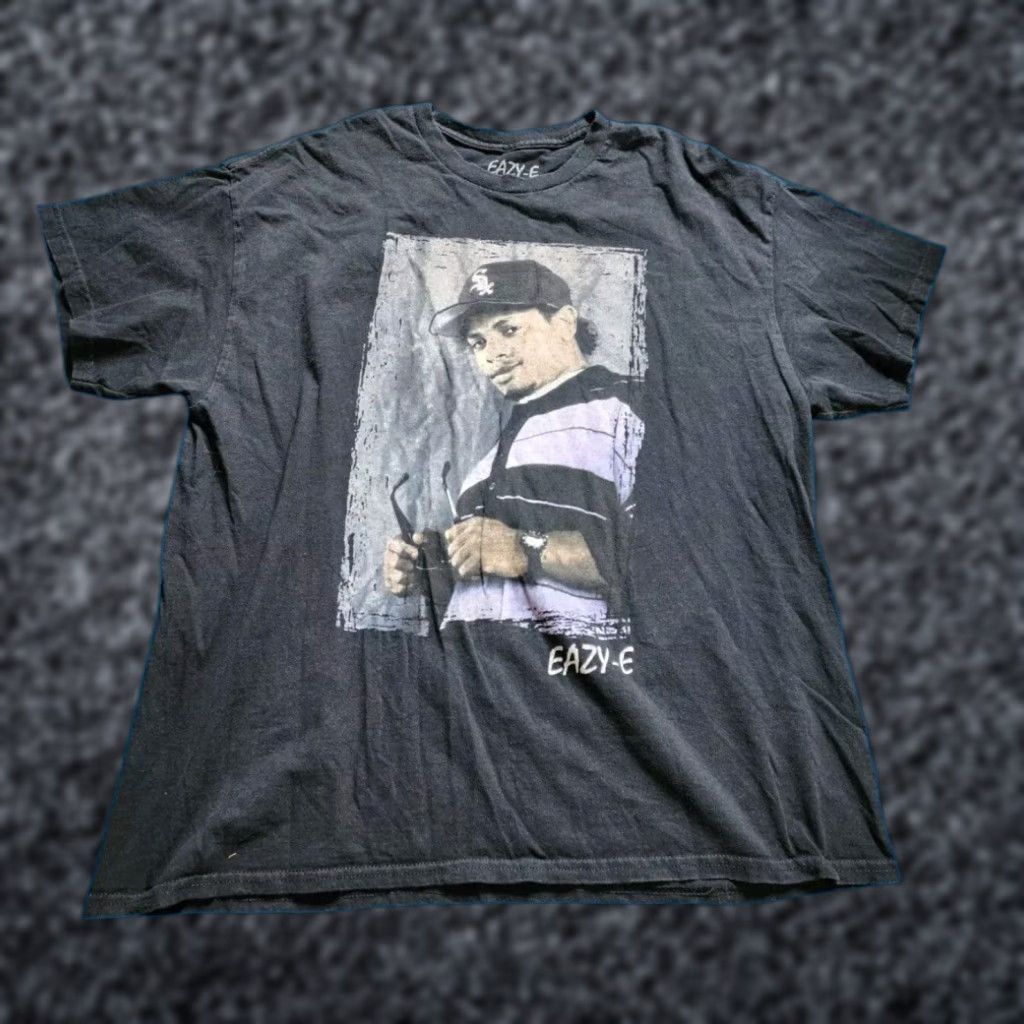 Vintage Eazy-E 90s Hip Hop Rap T Shirt Mens XL Black | Grailed