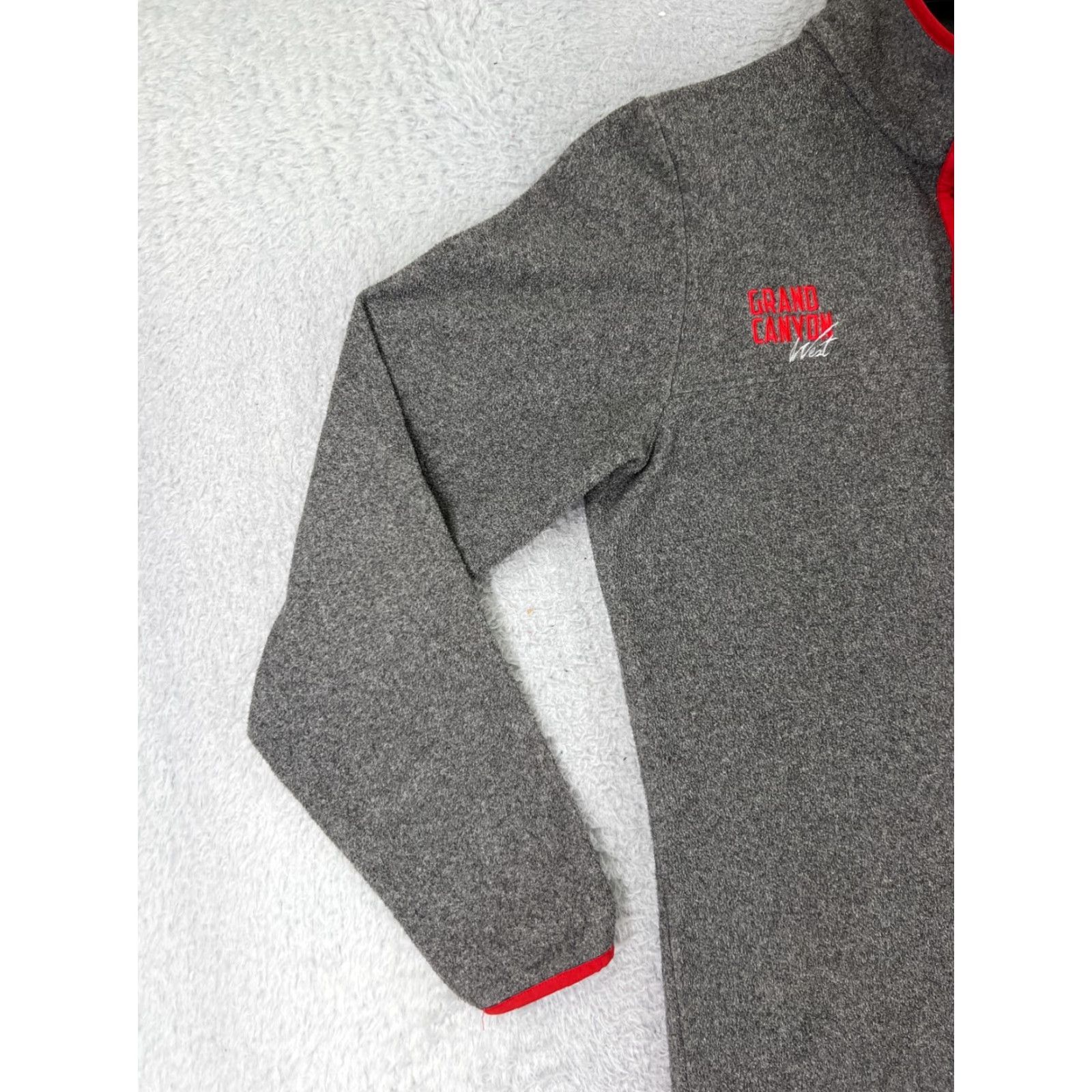 Vintage Columbia Sweater Men Small Gray PFG Grand Canyon West Long Sleeve Fleece Poly Mock Neck 1/4 Zip Pullover Casual Golf Size US S / EU 44-46 / 1 - 6 Thumbnail