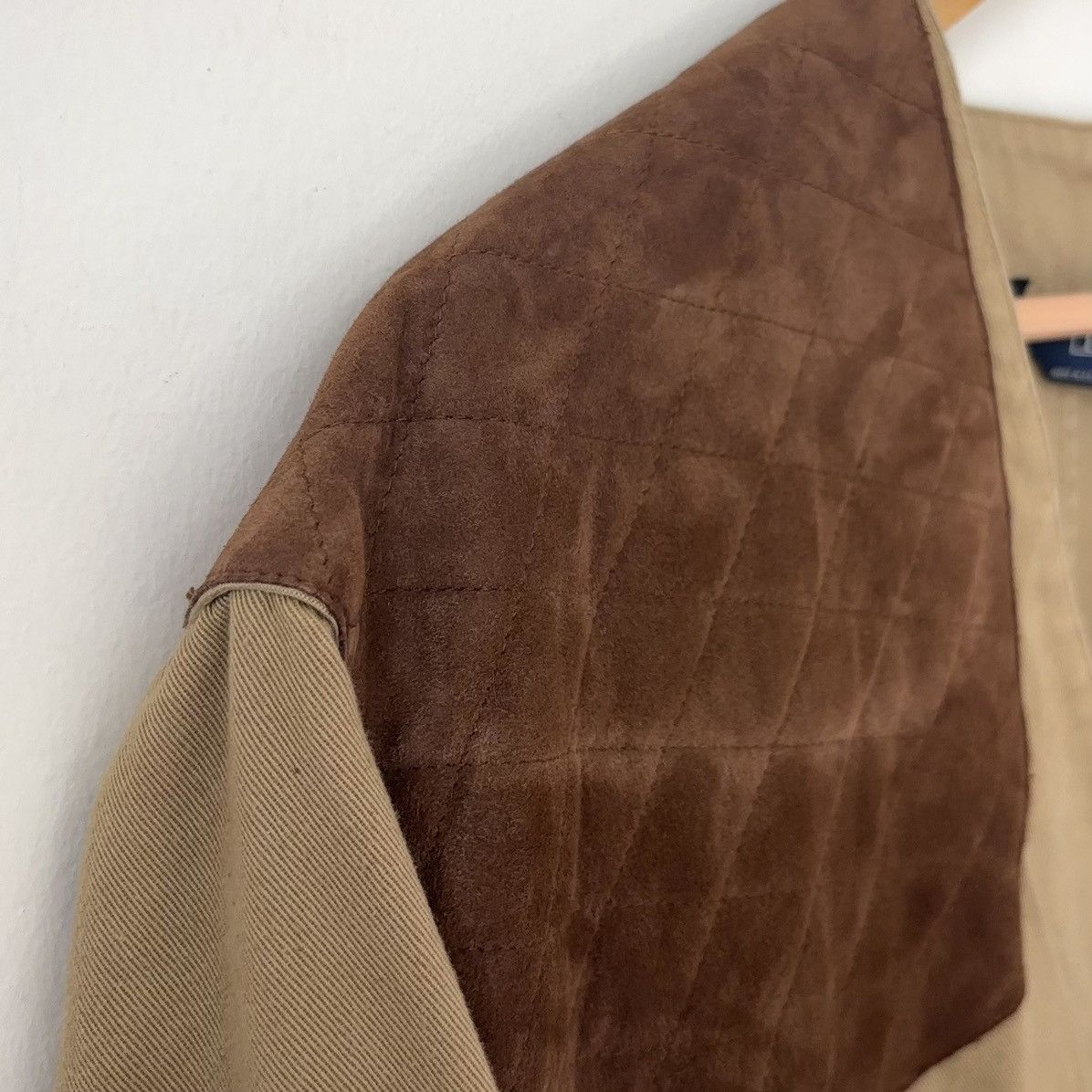Polo Ralph Lauren Vintage Hunting Shooting Jacket Suede Leather Patch Gun Size US L / EU 52-54 / 3 - 5 Thumbnail