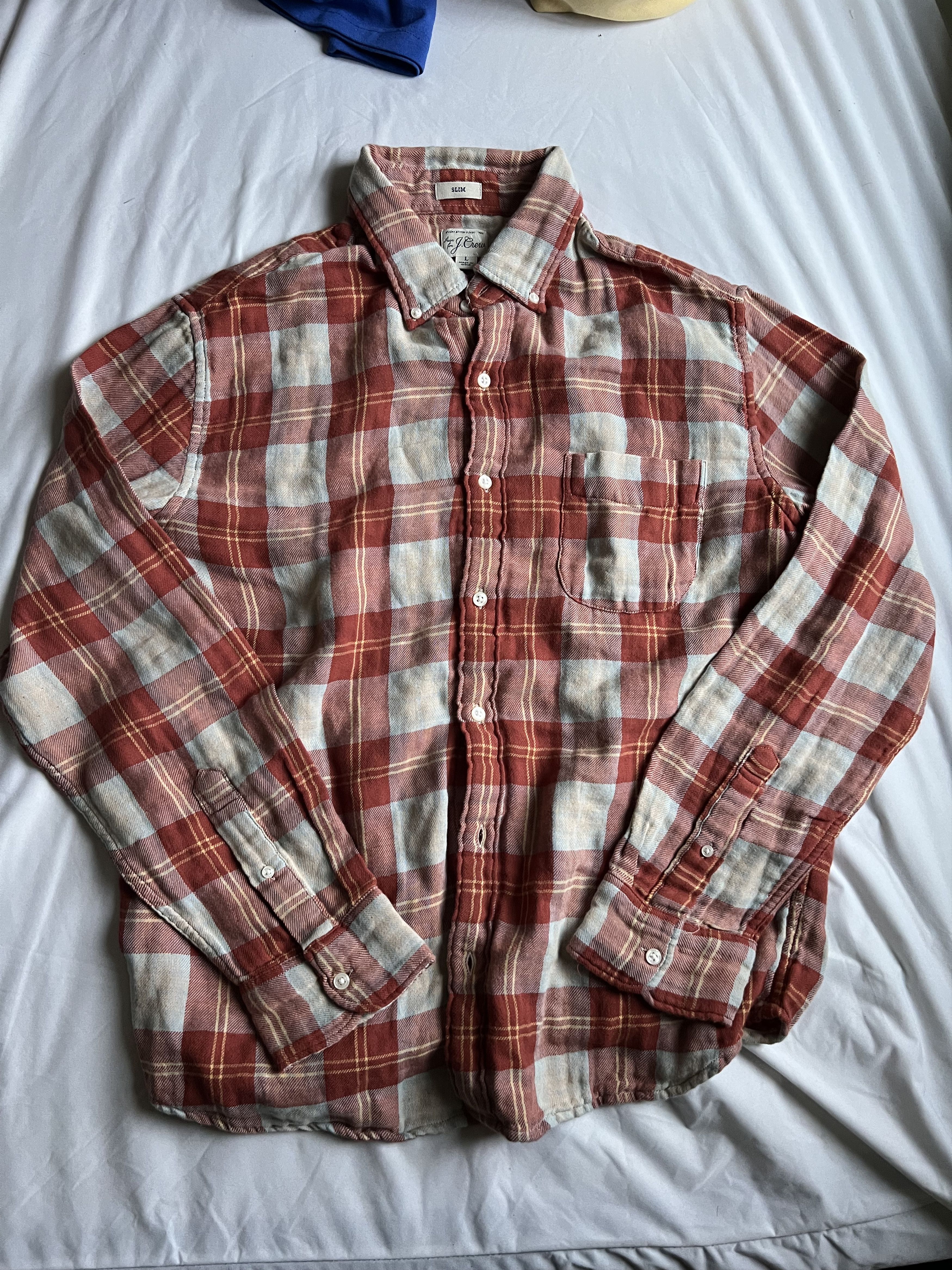 J.Crew J. Crew Flannel Double-Sided Work shirt large slim fit $98 Size US L / EU 52-54 / 3 - 2 Thumbnail