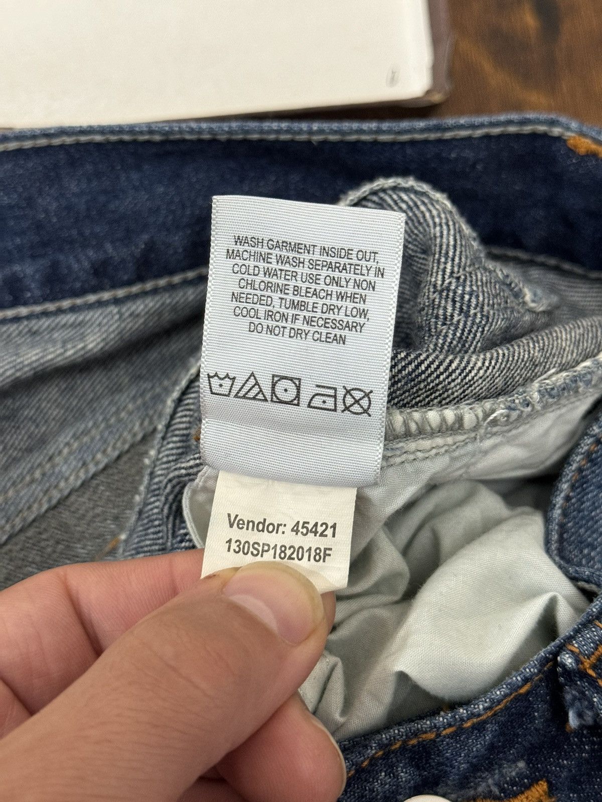 Fear of God 💥 FOG Fear of God Essentials Denim Distressed Jeans SZ 28 Size US 28 / EU 44 - 13 Thumbnail