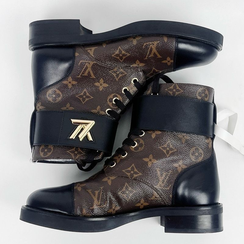 Louis Vuitton Louis Vuitton Wonderland Monogram Martin Boots - Size US 8 / IT 38 - 4 Thumbnail