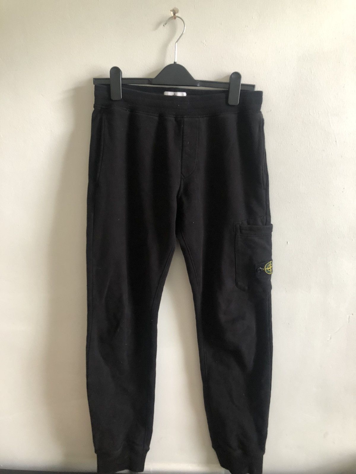 image of Stone Island Joggers Size 14 Junior Uk In Black, Men's