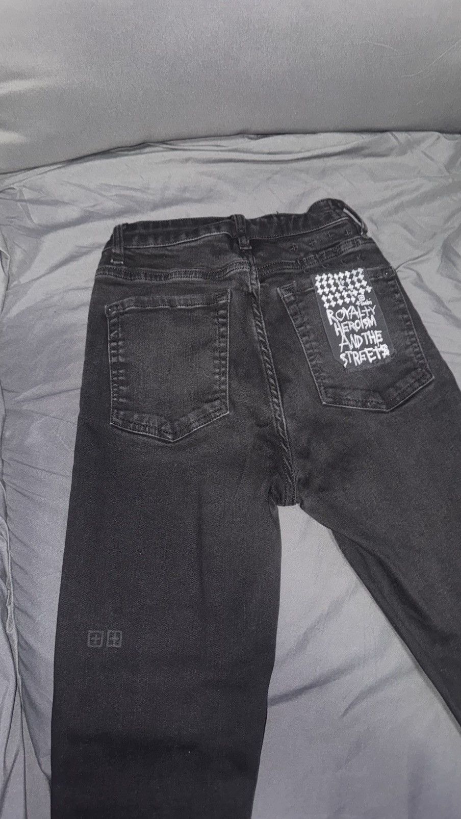Ksubi Ksubi Black Skinny Jeans Pocket Print Size 26" / US 2 / IT 38 - 3 Thumbnail