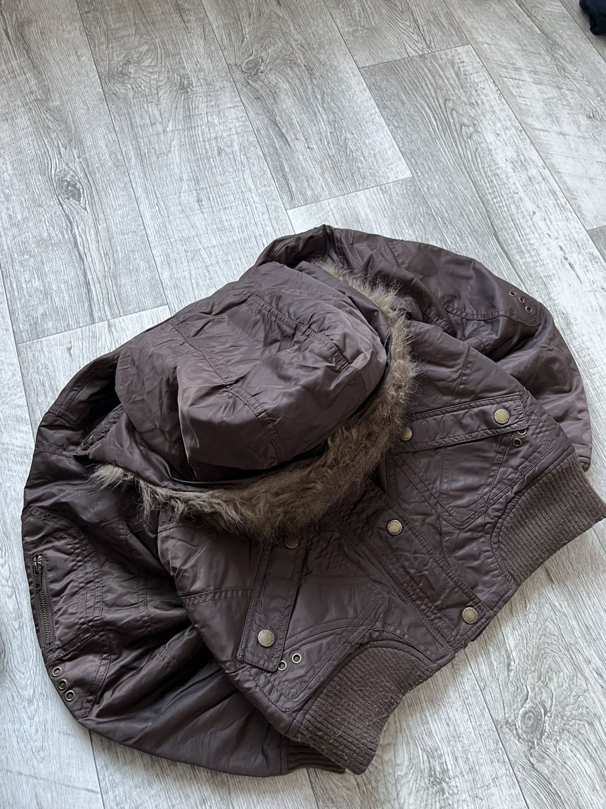 Hysteric Glamour Crazy Vintage Faux Fur Y2k Jacket Alaska If Six Was Nine 00s Size S / US 4 / IT 40 - 7 Thumbnail