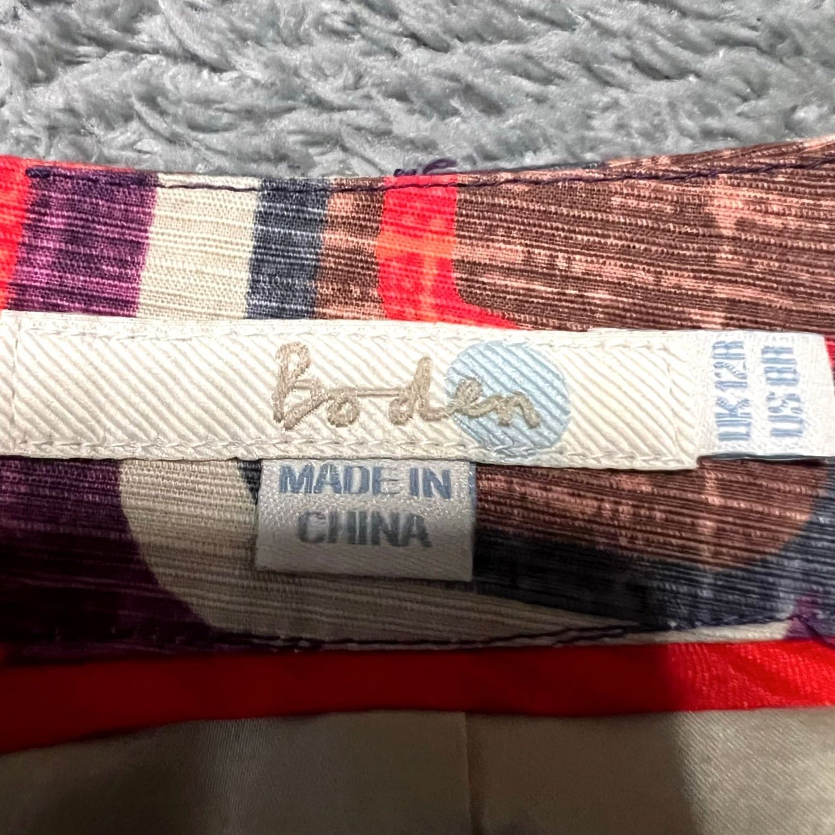 Boden Boden Skirt Womens 8 Print Modern Pencil Skirt Knit Length Cotton Blend Cream Knee Length Womens Size 30" / US 8 / IT 44 - 5 Thumbnail