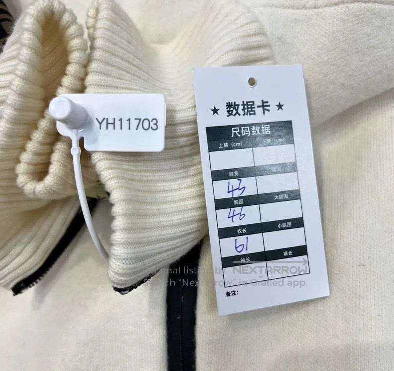 Fendi Fendi Monogrammed Kirin Arm Knit Wool Jacket Size US M / EU 48-50 / 2 - 6 Thumbnail