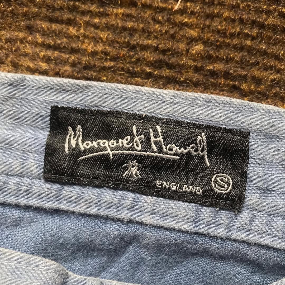 Margaret Howell × Other UK × Vintage Vintage Margaret Howell Of england Casual Chinos grey blue Size US 34 / EU 50 - 3 Thumbnail