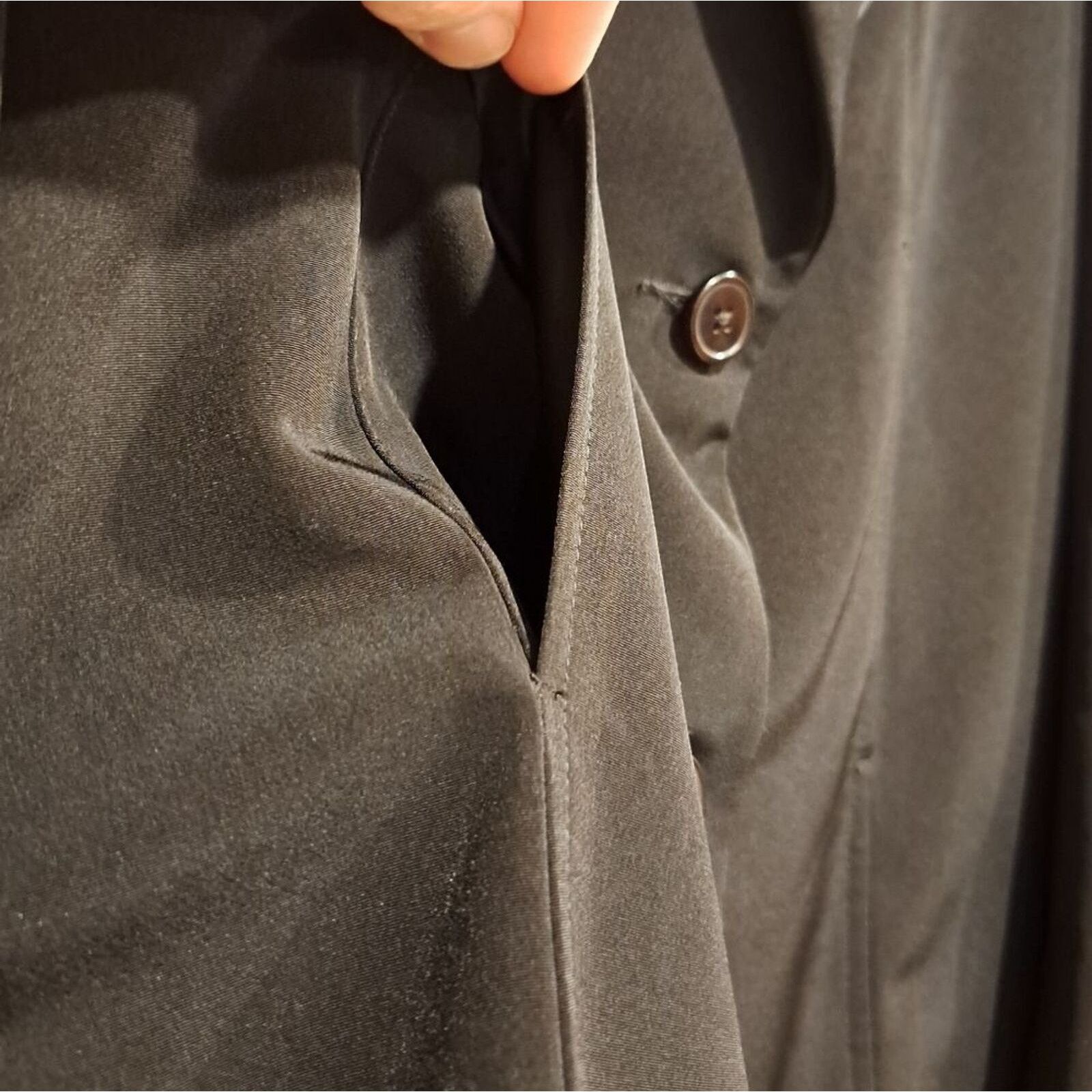 Other Clipper black one-button blazer two pockets size L Size L / US 10 / IT 46 - 5 Thumbnail