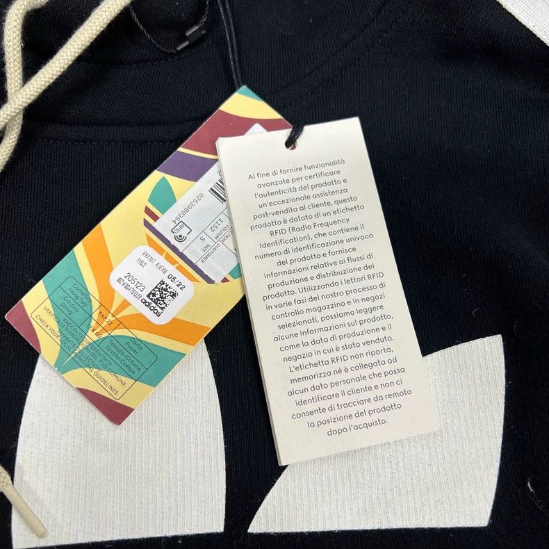 Gucci Gucci Adidas Gucci co-branded colorful logo hooded sweatshi Size US S / EU 44-46 / 1 - 4 Thumbnail