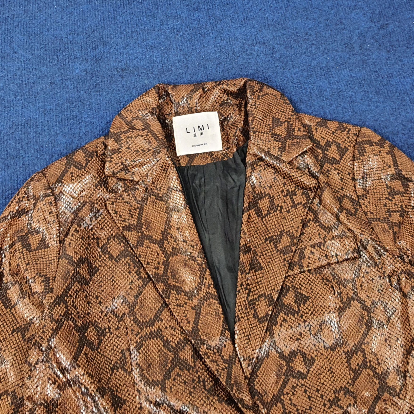 Limi Feu × Vintage × Yohji Yamamoto Vintage LIMI feu by Y's Snake Designer Jacket C231N4 Size US S / EU 44-46 / 1 - 2 Thumbnail
