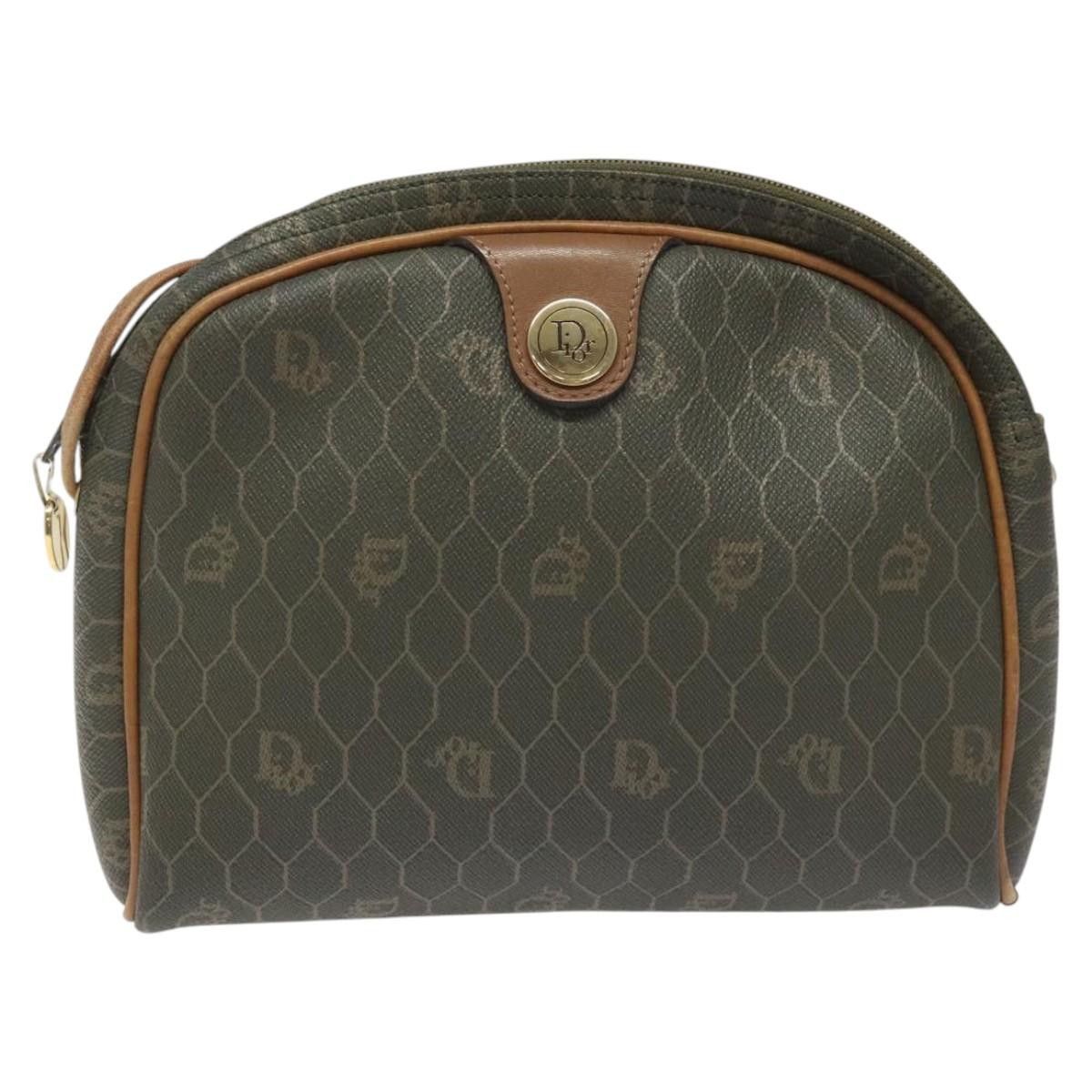 Dior Honeycomb Green Canvas Shoulder Bag (Pre-Owned) Size ONE SIZE - 1 Thumbnail