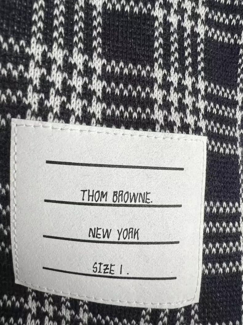 Thom Browne Thom browne Pleid jacquard zipper hooded sweatshirt jacket Size US S / EU 44-46 / 1 - 3 Thumbnail