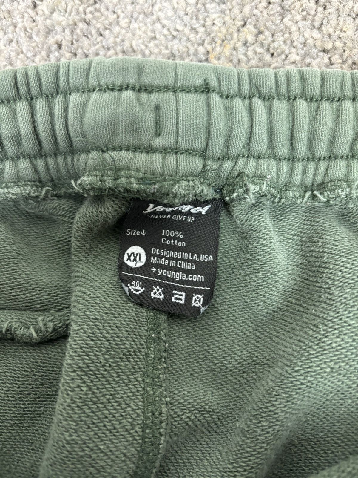 YoungLA Green youngla sweatpants joggers Size US 30 / EU 46 - 6 Thumbnail