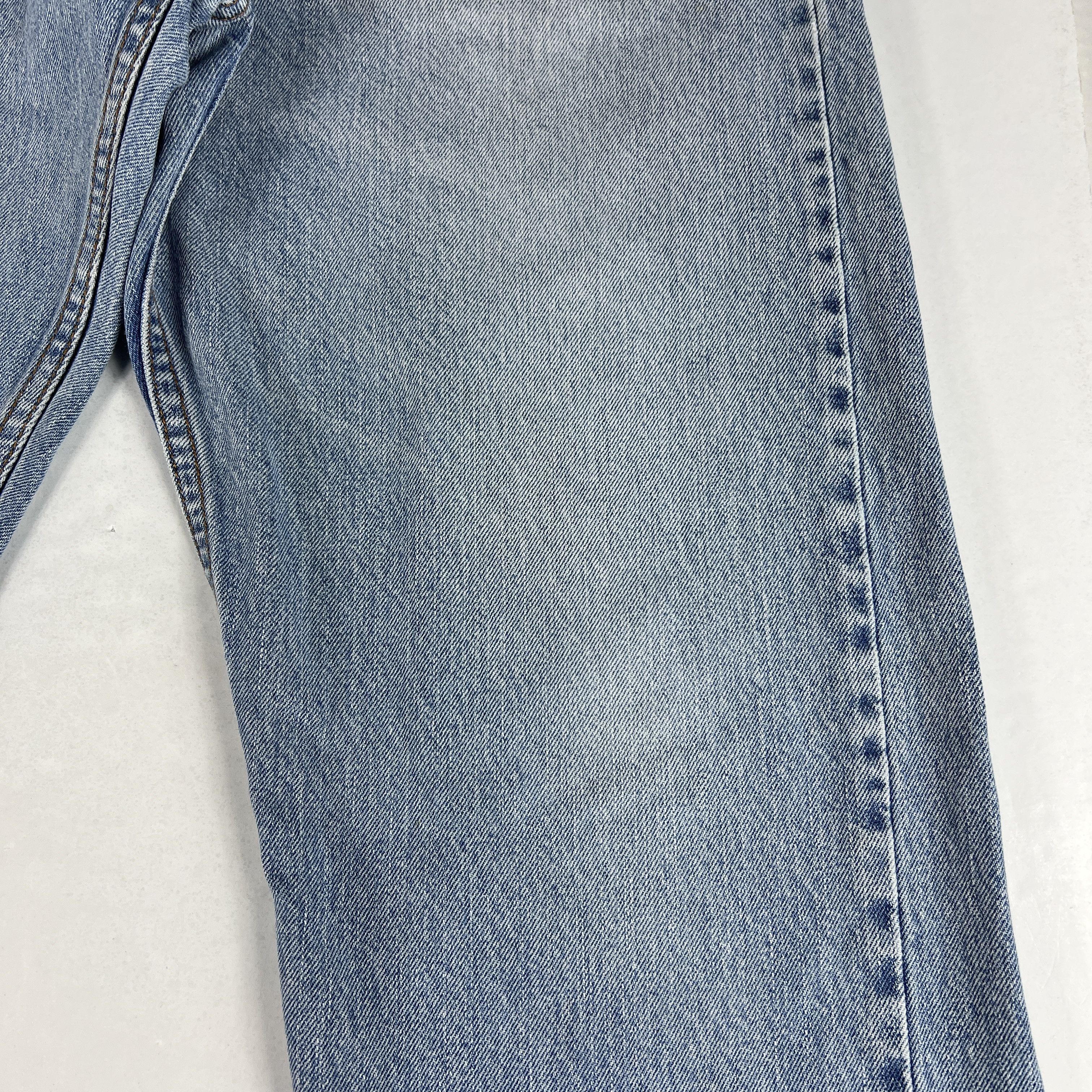Levi's × Vintage Y2K Levi's Jeans 505 Straight Blue Faded Cotton Denim Size US 34 / EU 50 - 3 Thumbnail