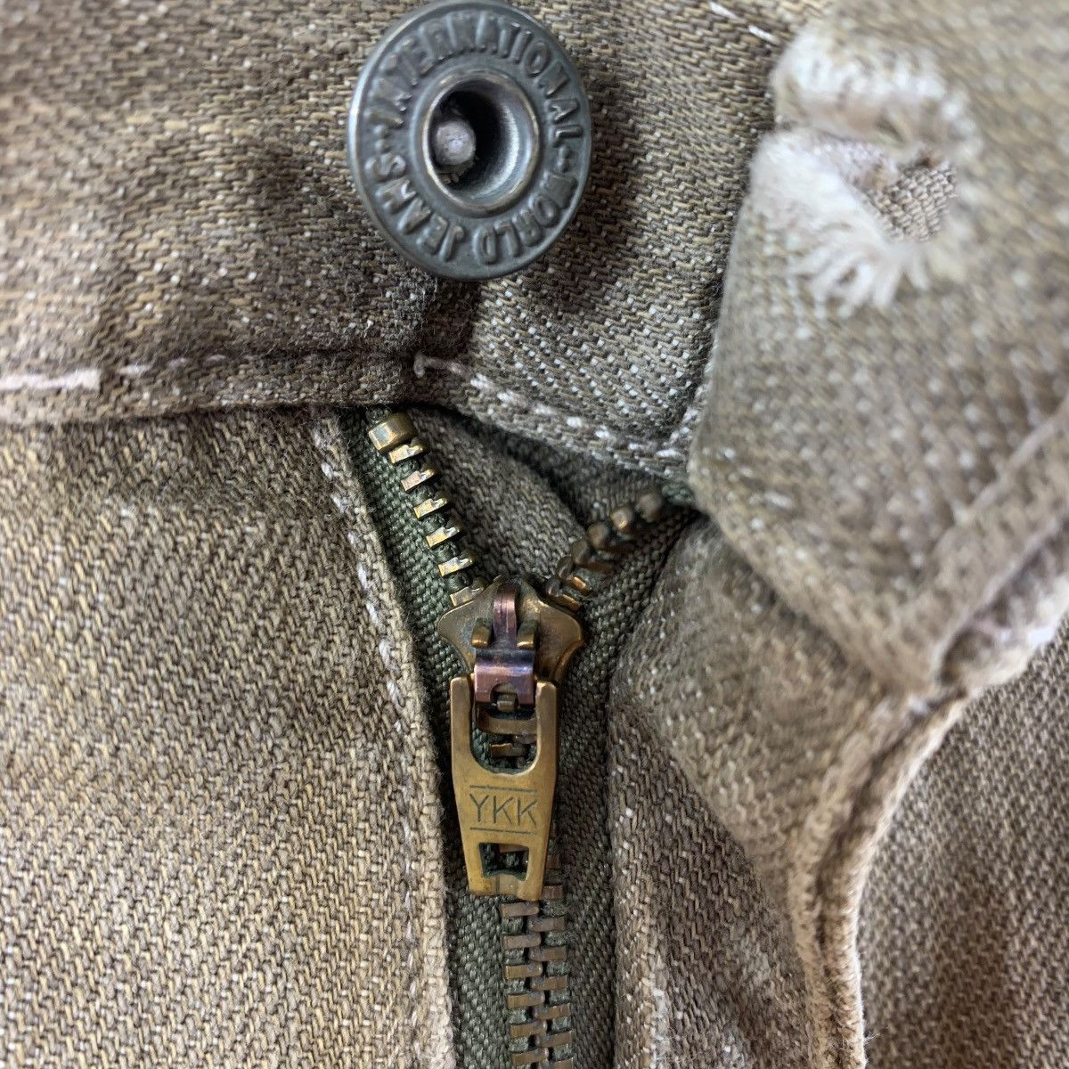 Japanese Brand CONCAVE ATTEMPT Brown colour jeans Size US 34 / EU 50 - 13 Thumbnail