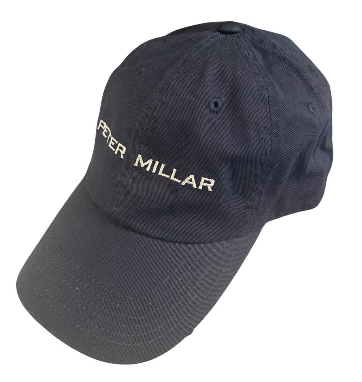 Peter Millar Peter Millar Navy Blue Cotton Hat AE0HAUDIO Size ONE SIZE - 1 Thumbnail