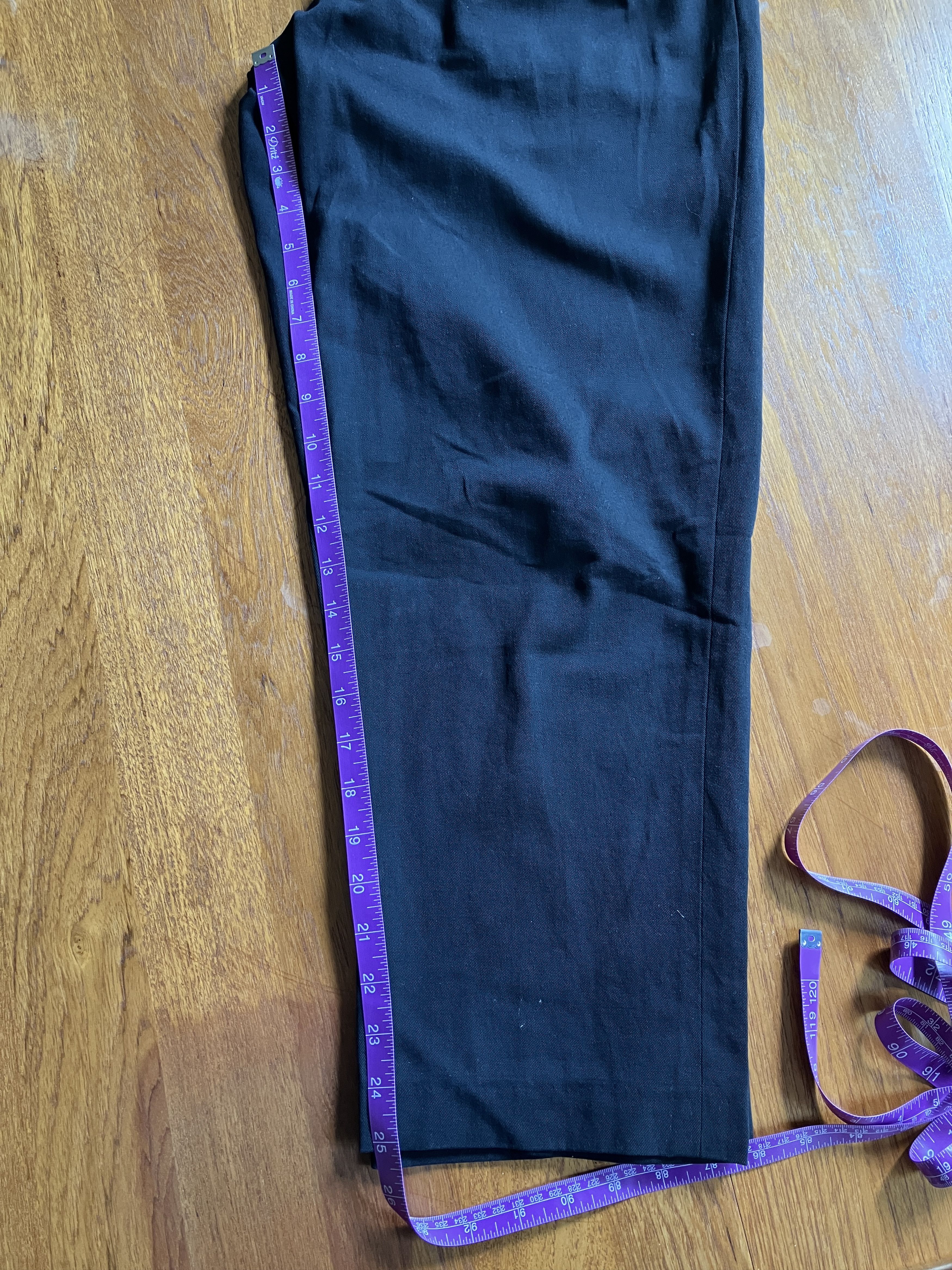 Olive Olive Pleated Cropped Trousers Size US 30 / EU 46 - 3 Thumbnail